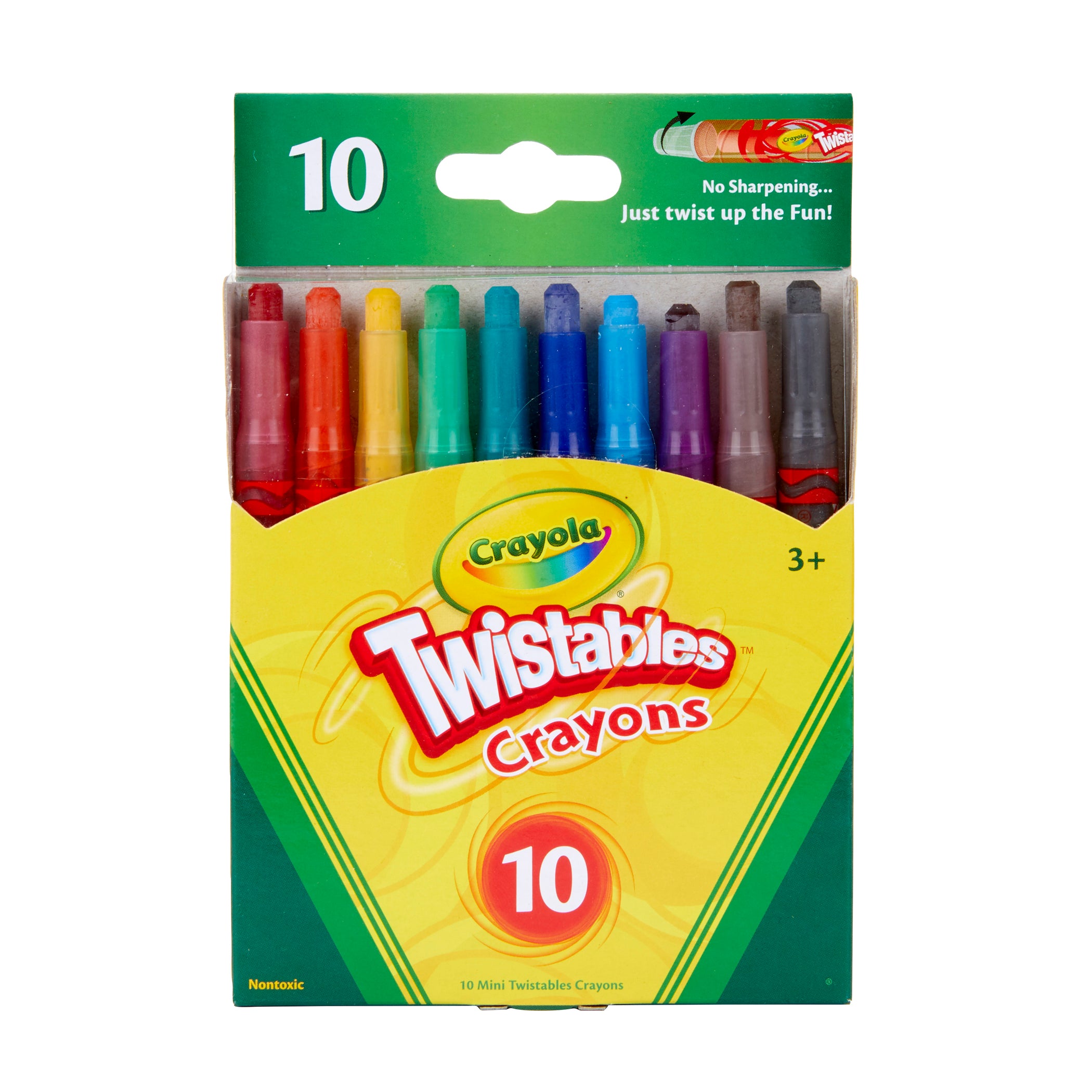 Mini Twistables Crayons, 10 Per Pack, 12 Packs