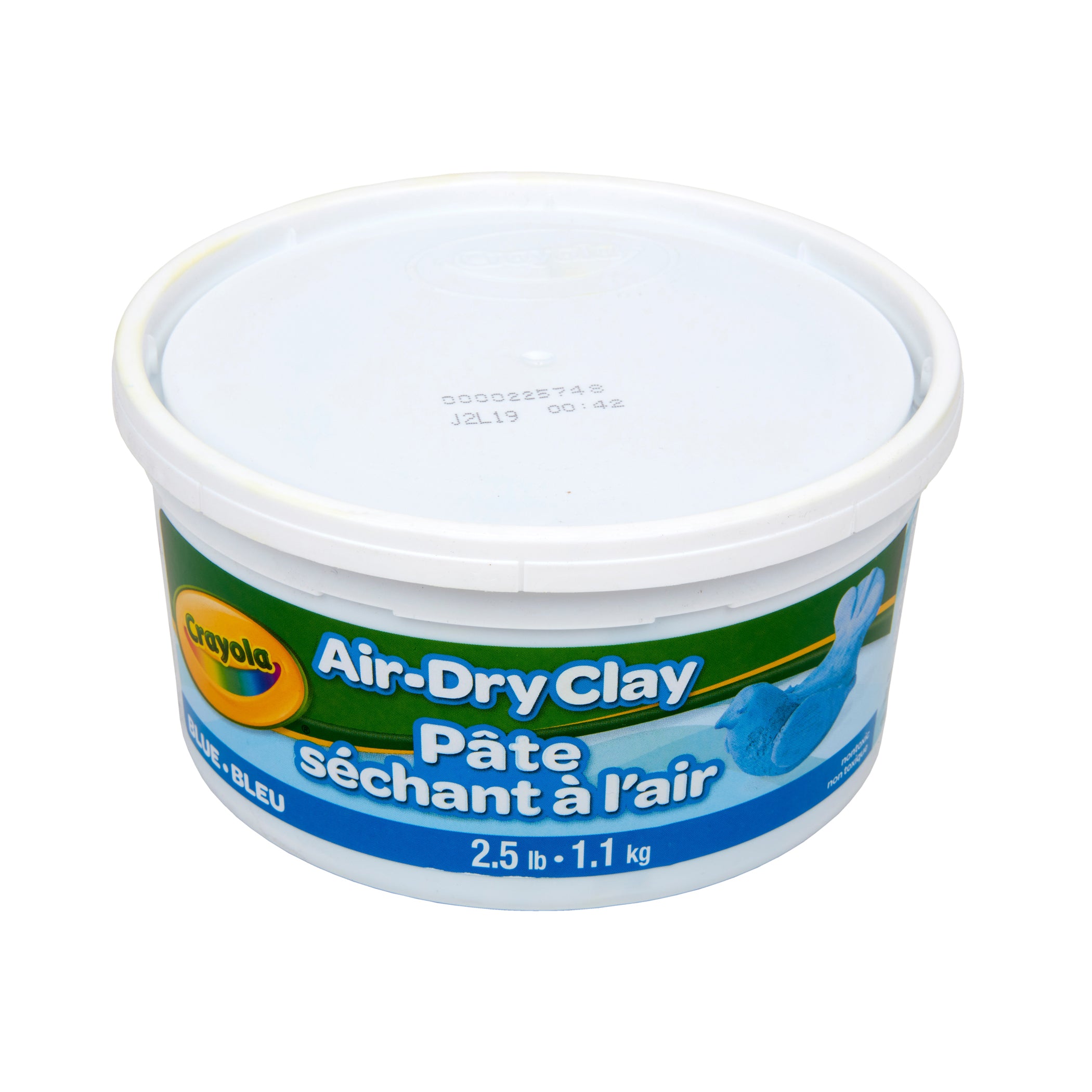 Air Dry Clay, 2.5lb Tub, Blue, Pack of 4