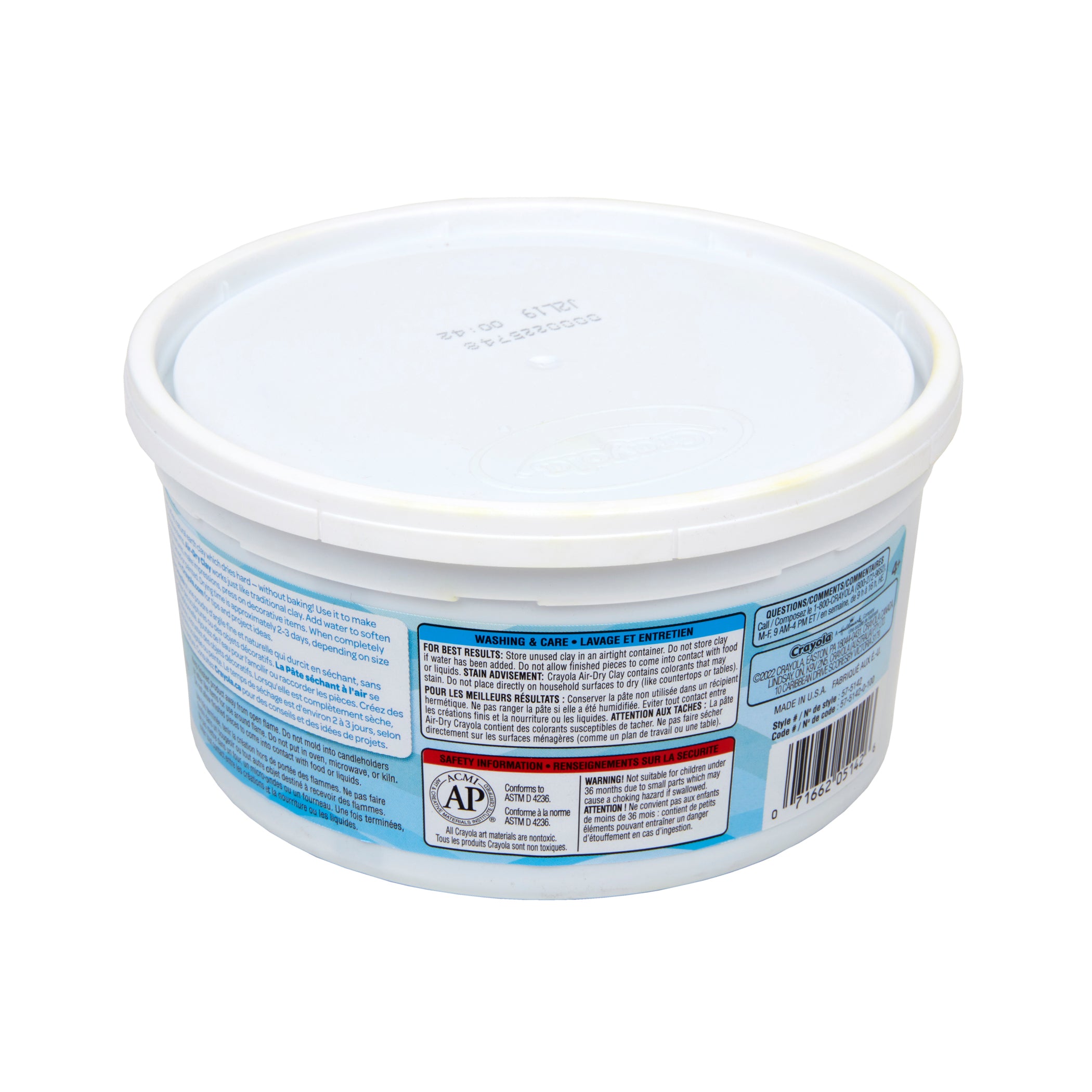 Air Dry Clay, 2.5lb Tub, Blue, Pack of 4