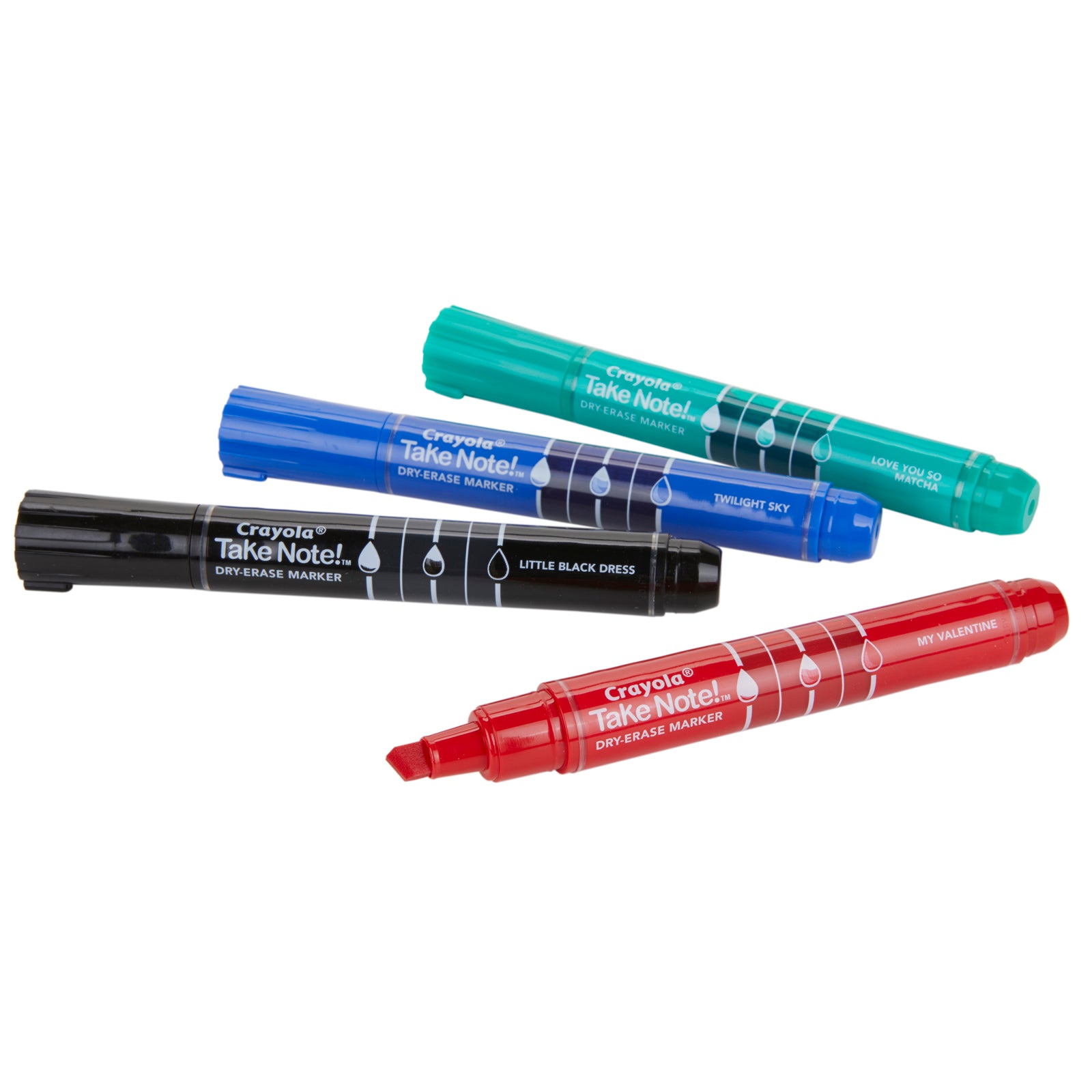 Take Note Chisel Tip Dry Erase Marker, 4 Per Pack, 6 Packs