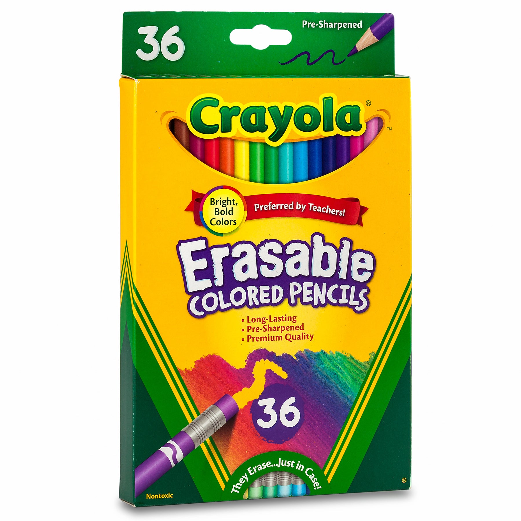 Erasable Colored Pencils, 36 Count