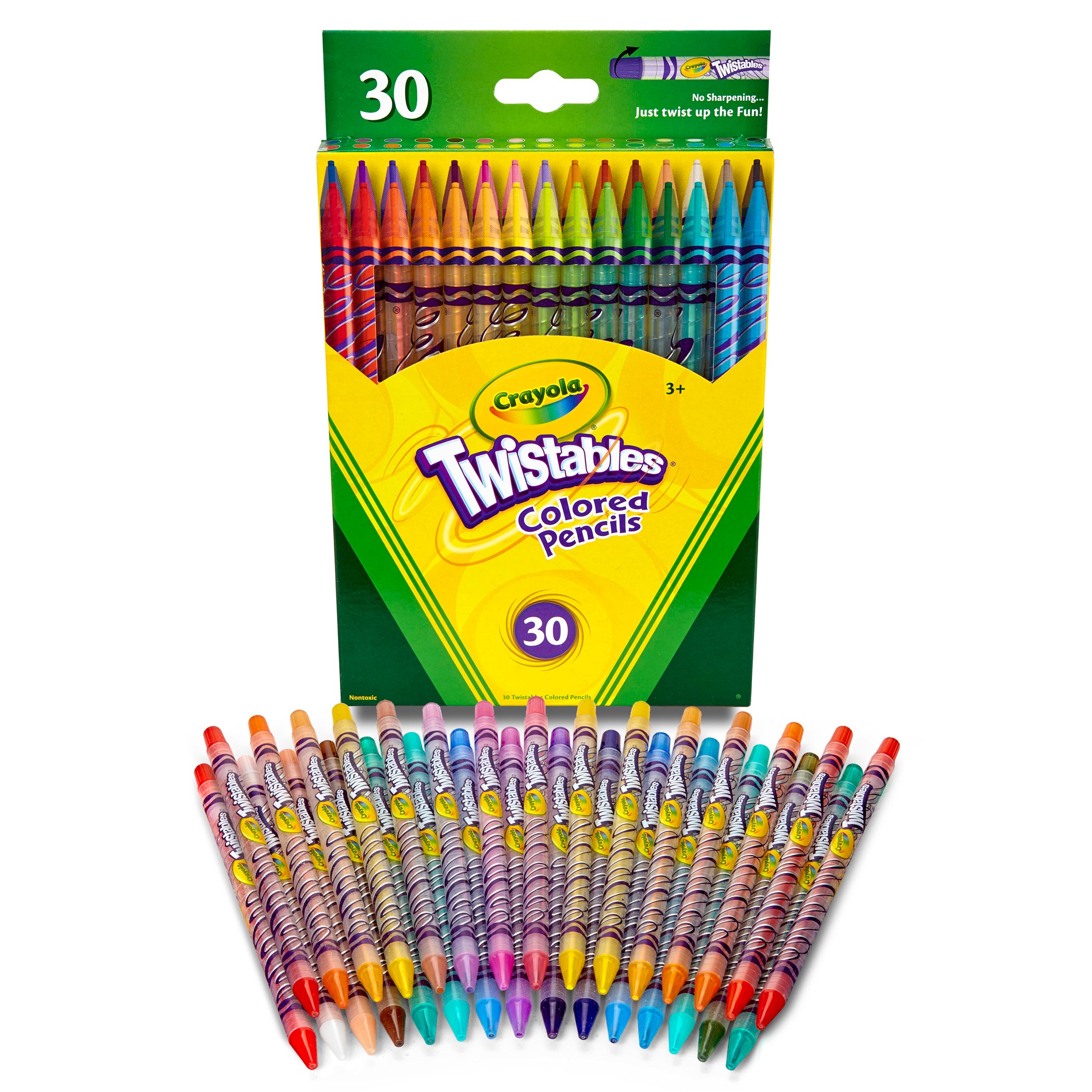 Twistables® Colored Pencils 30 Per Box, 2 Boxes