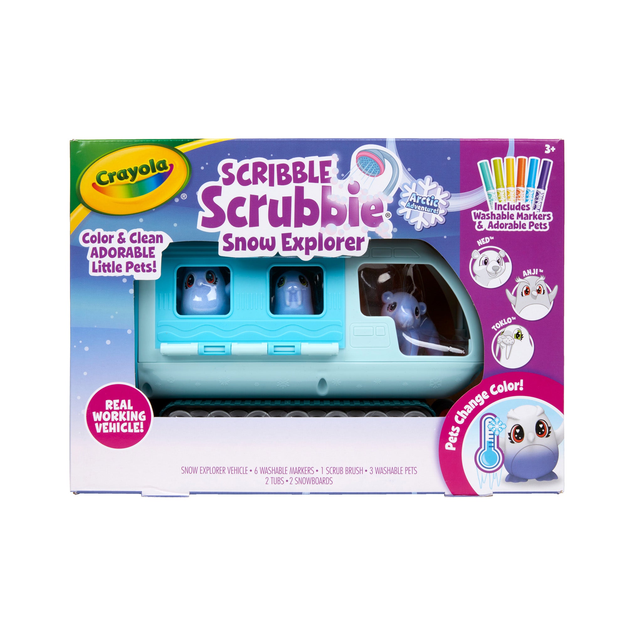 Scribble Scrubbie Pets Arctic Snow Explorer