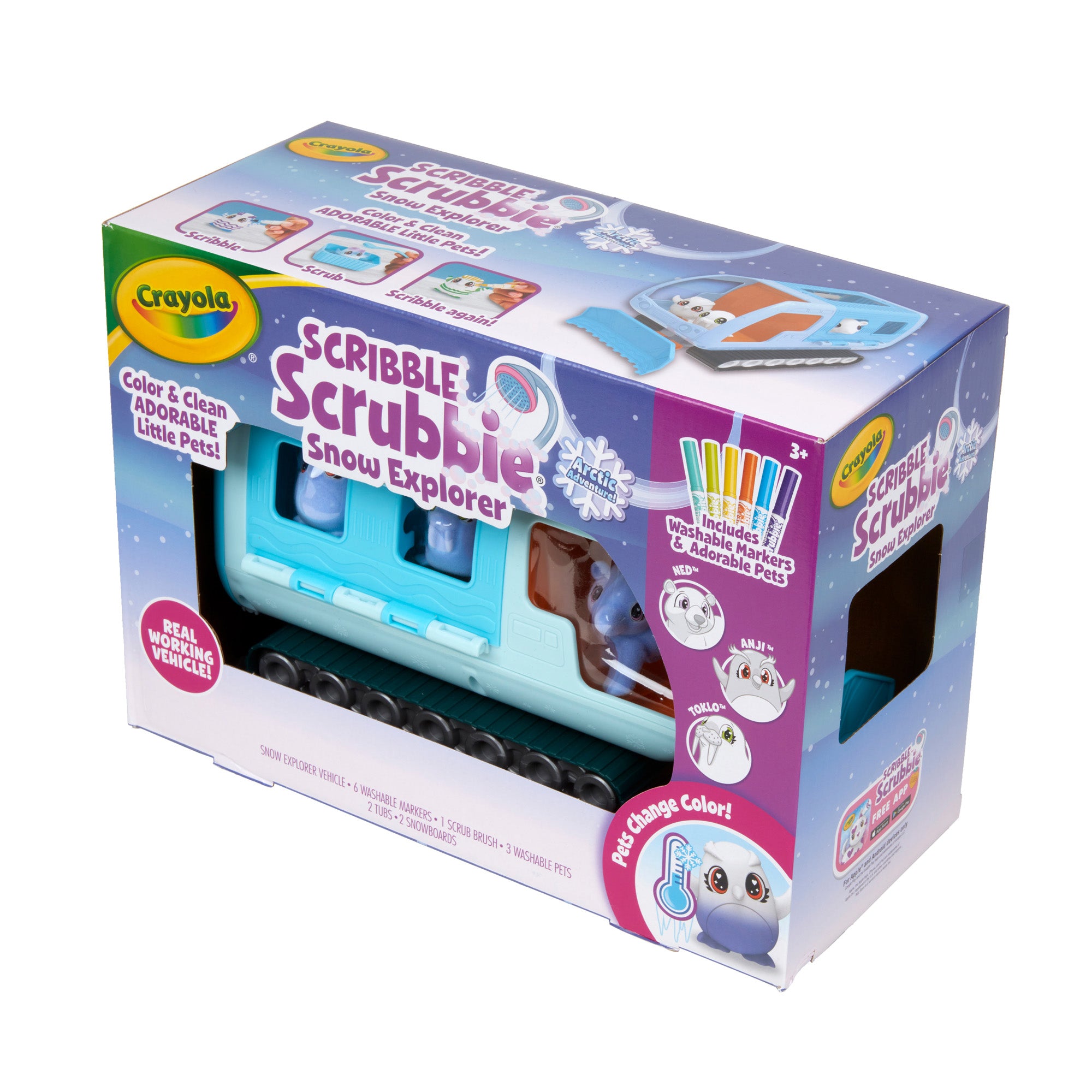 Scribble Scrubbie Pets Arctic Snow Explorer