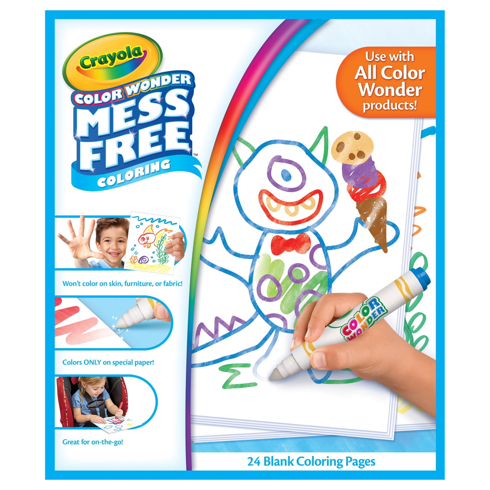 Color Wonder Mess Free Paintbrush Pens & Paper