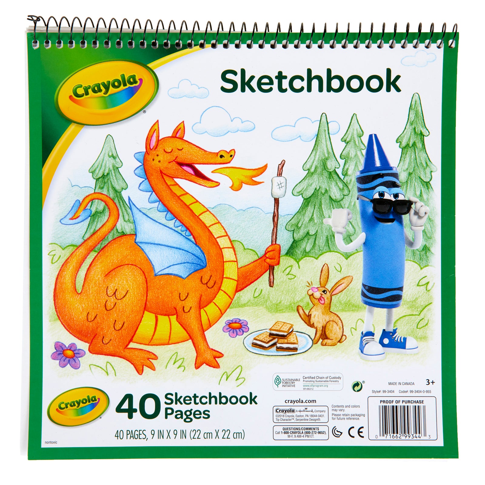 Kid's Sketchbook, 40 Pages, Pack of 12