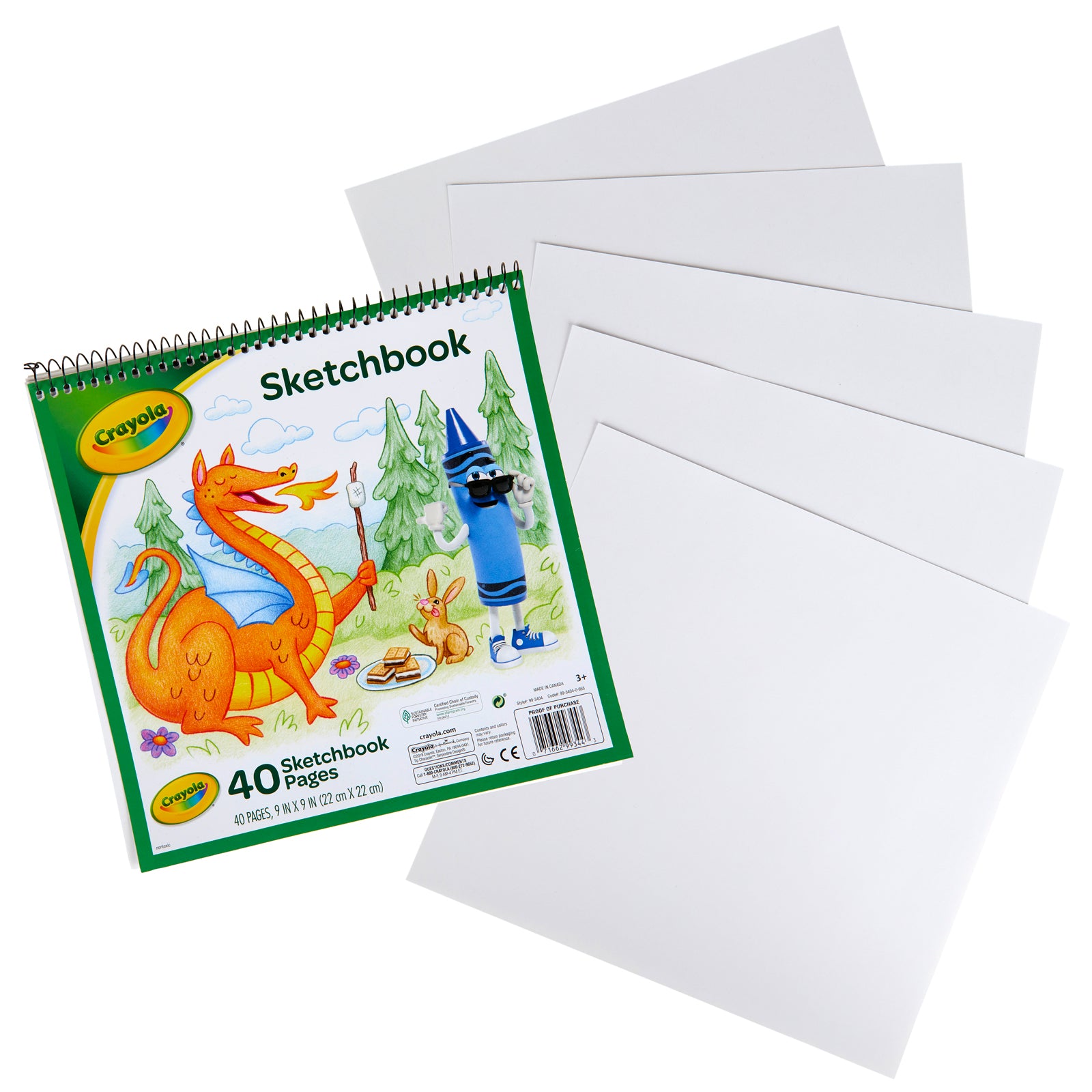 Kid's Sketchbook, 40 Pages, Pack of 12