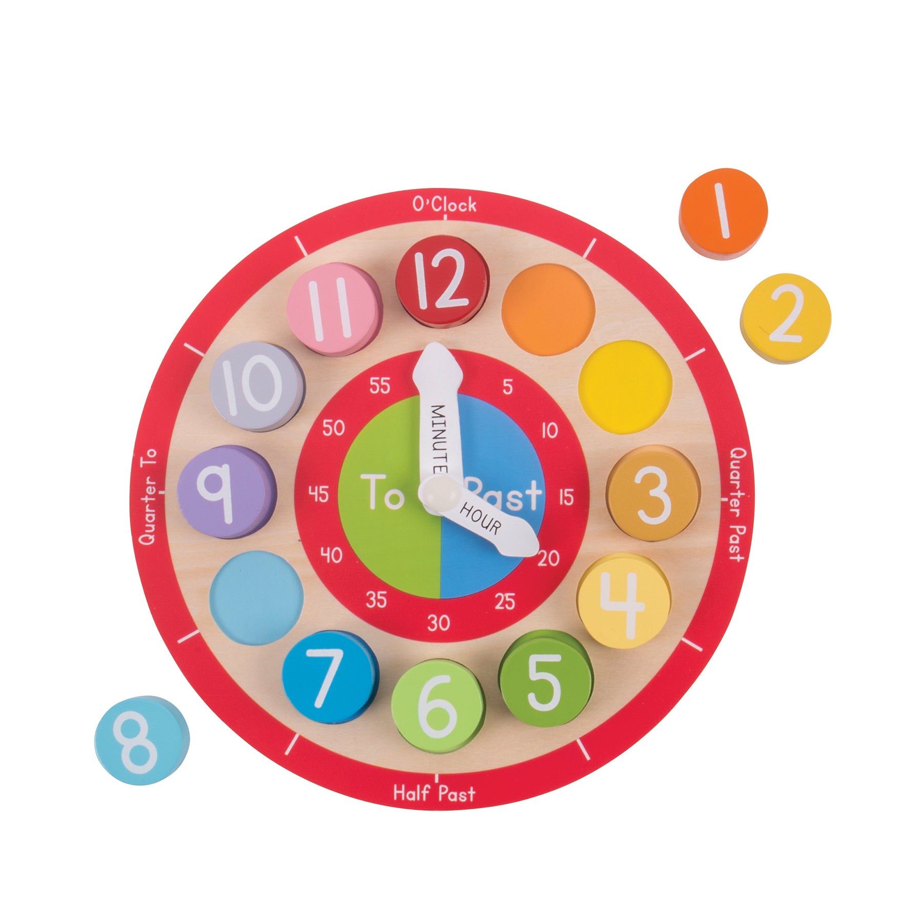 Teaching Clock, Pack of 2