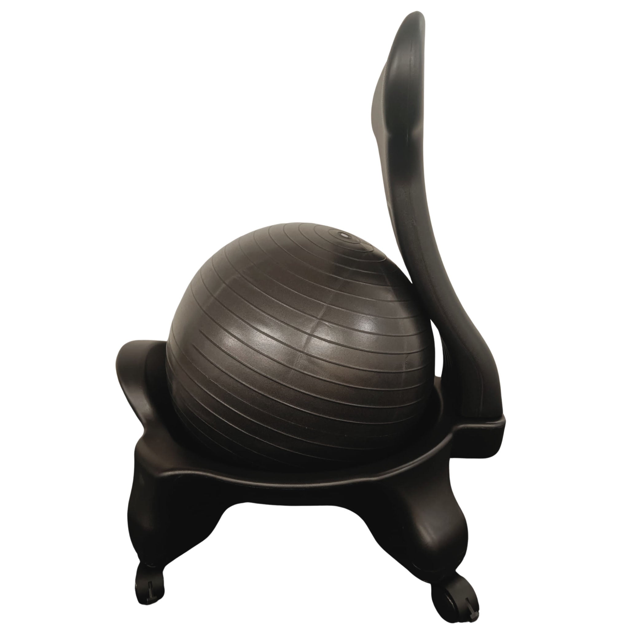 Stability Ball Chair, Adult, Black/Black