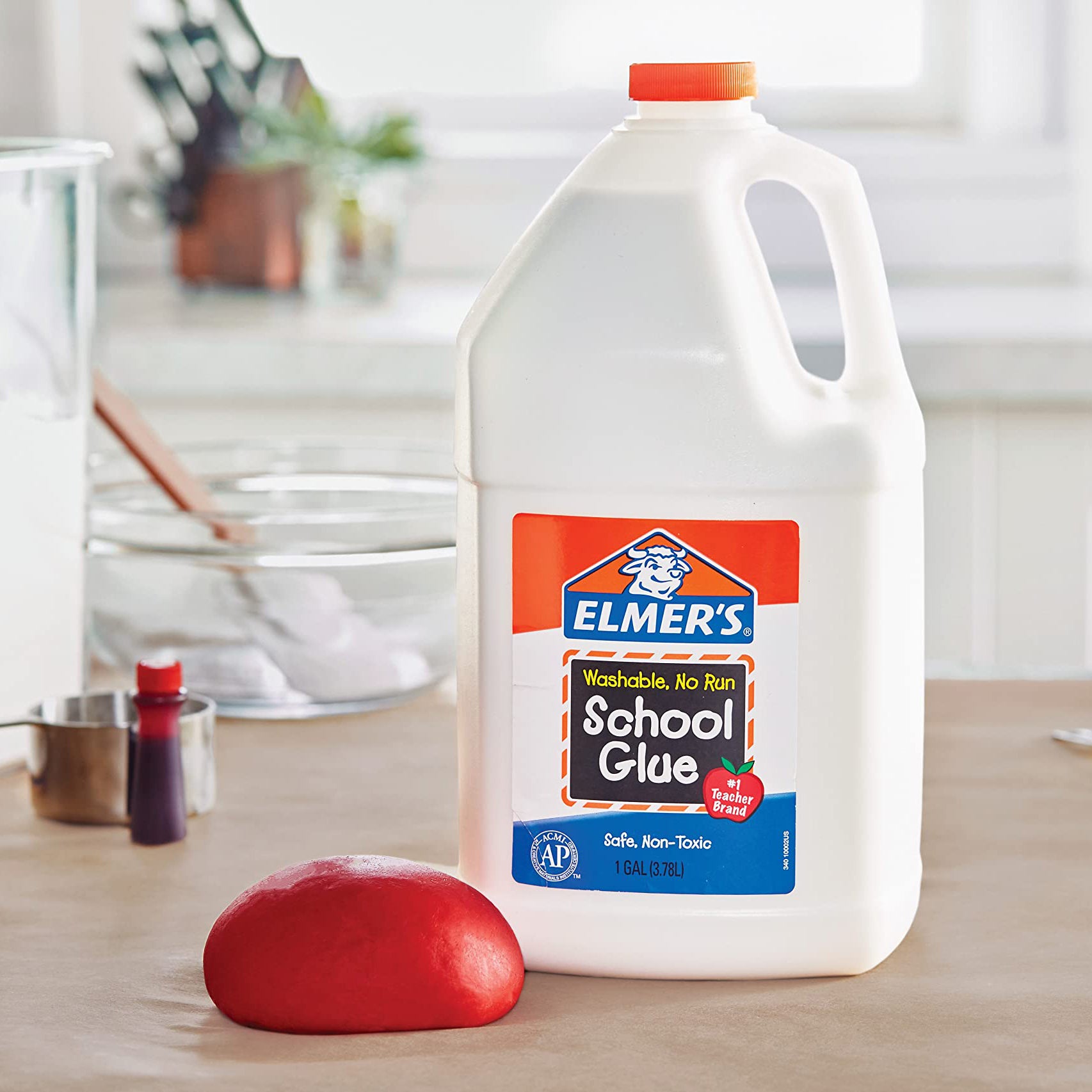 Washable School Glue, Gallon, Pack of 6