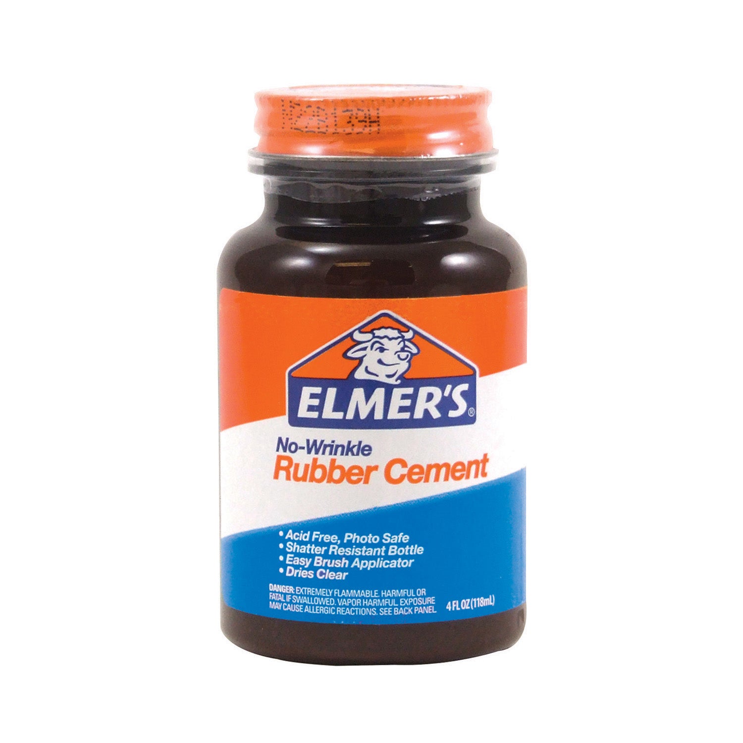 Rubber Cement, 4 oz w/Applicator, Pack of 6