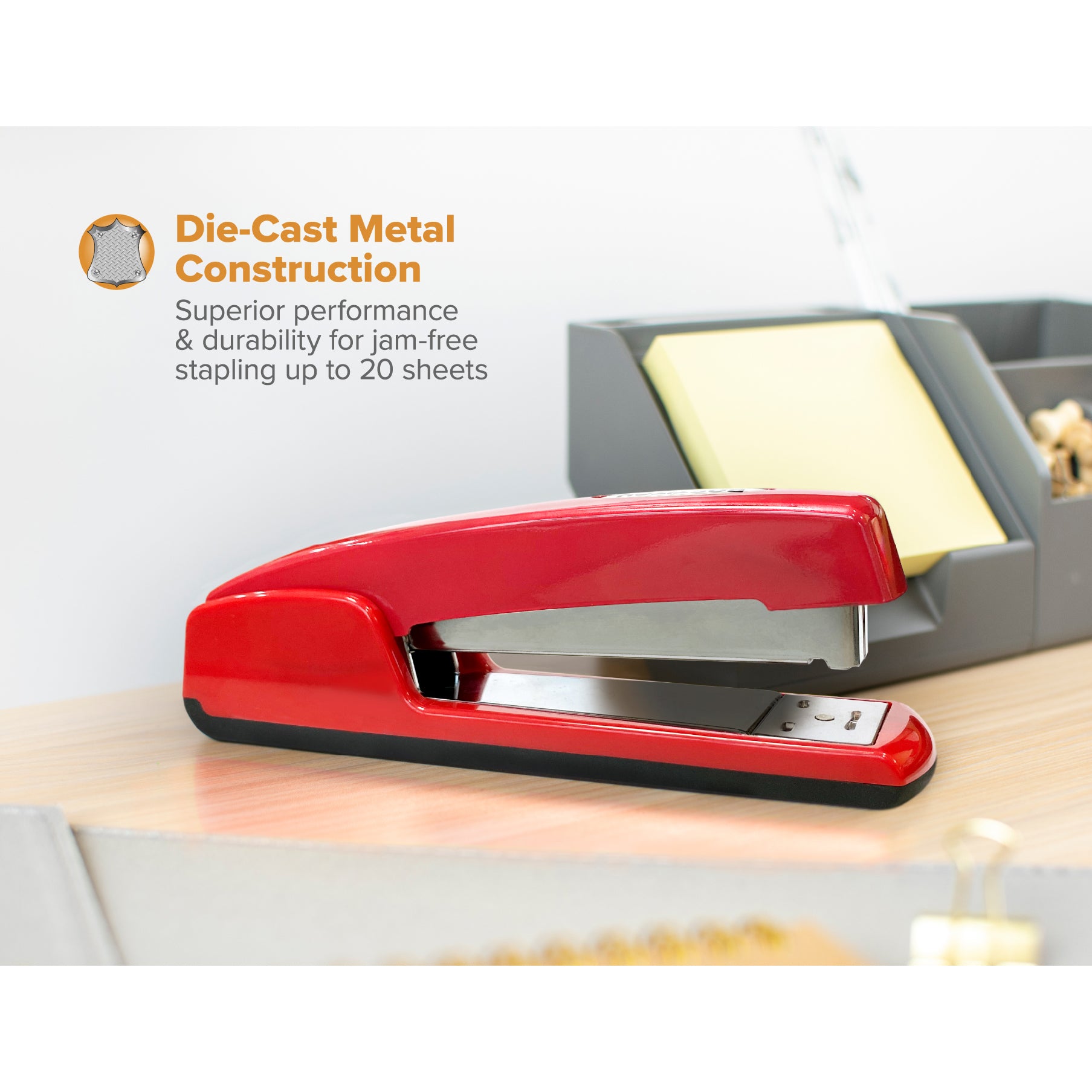 Classic Red Stapler, 20 Sheets