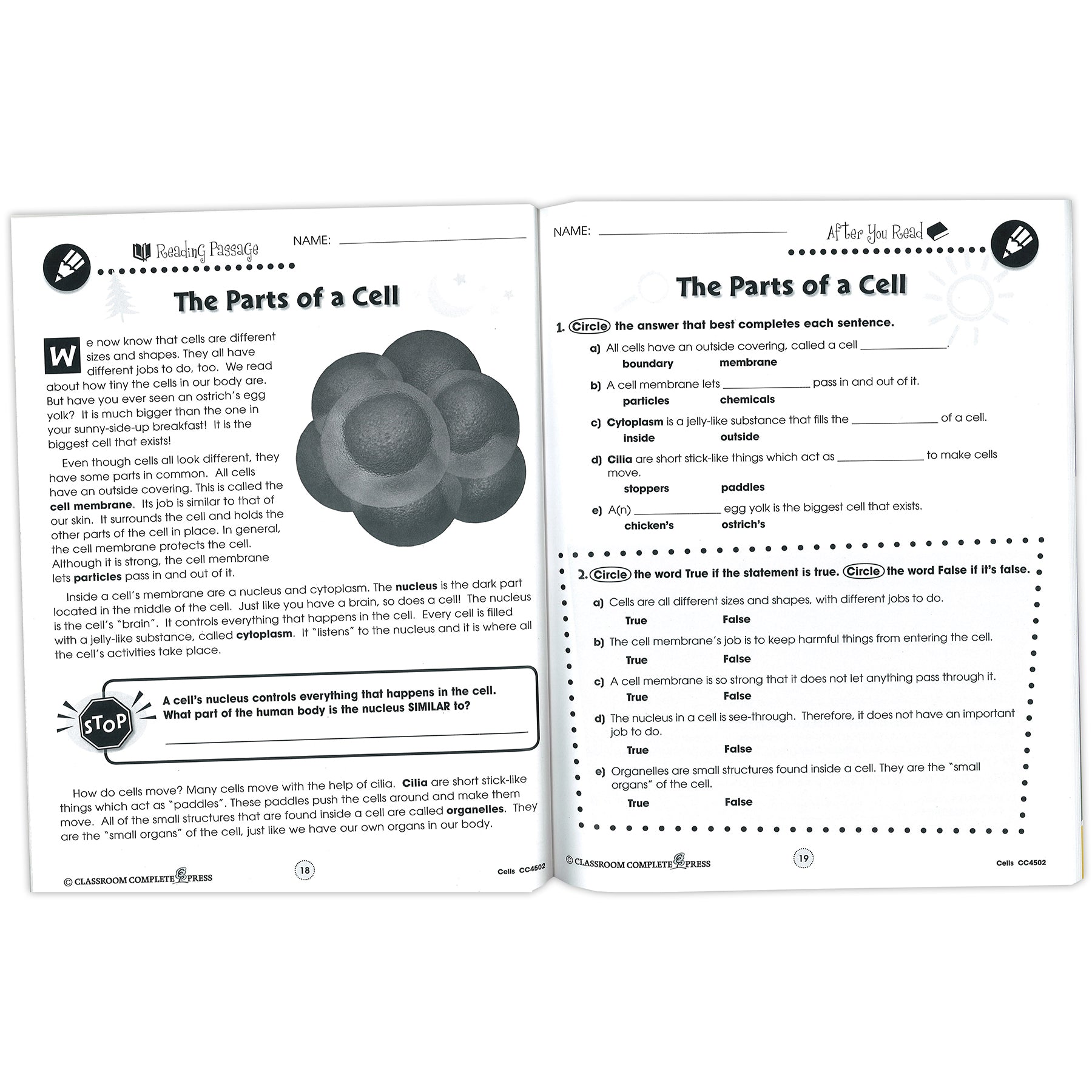 Cells Resource Book, Grades 5-8