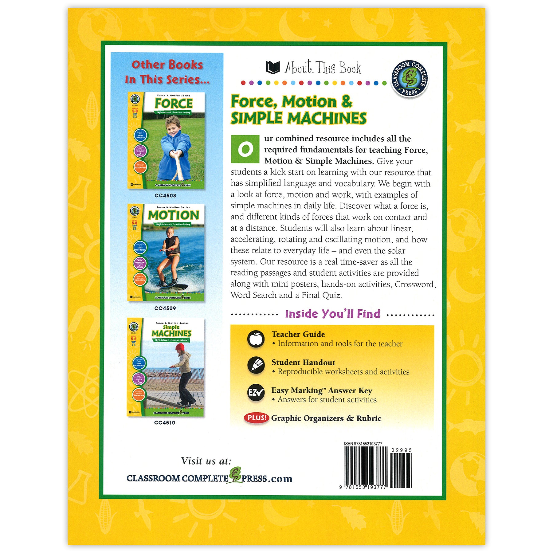 Force Motion & Simple Machines Big Book