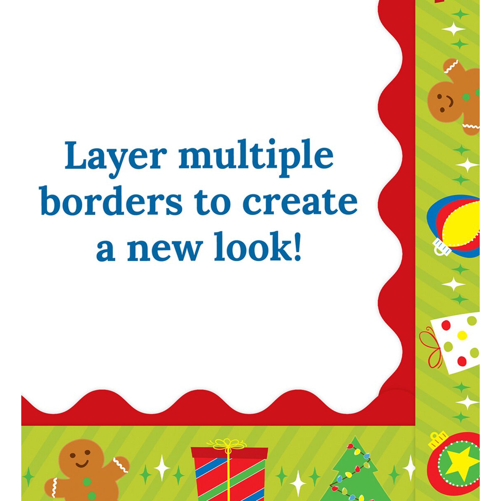 Halloween/Holiday Two-Sided Straight Borders, 36 Feet Per Pack, 3 Packs