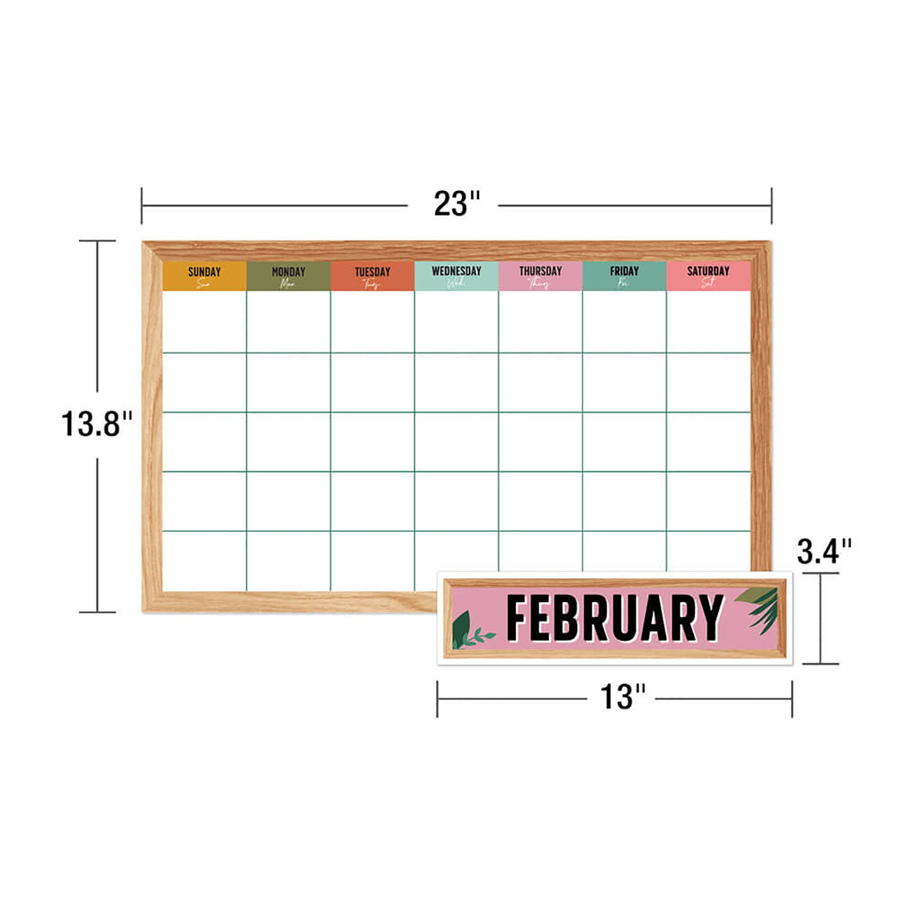 Grow Together Calendar Bulletin Board Set, 2 Sets