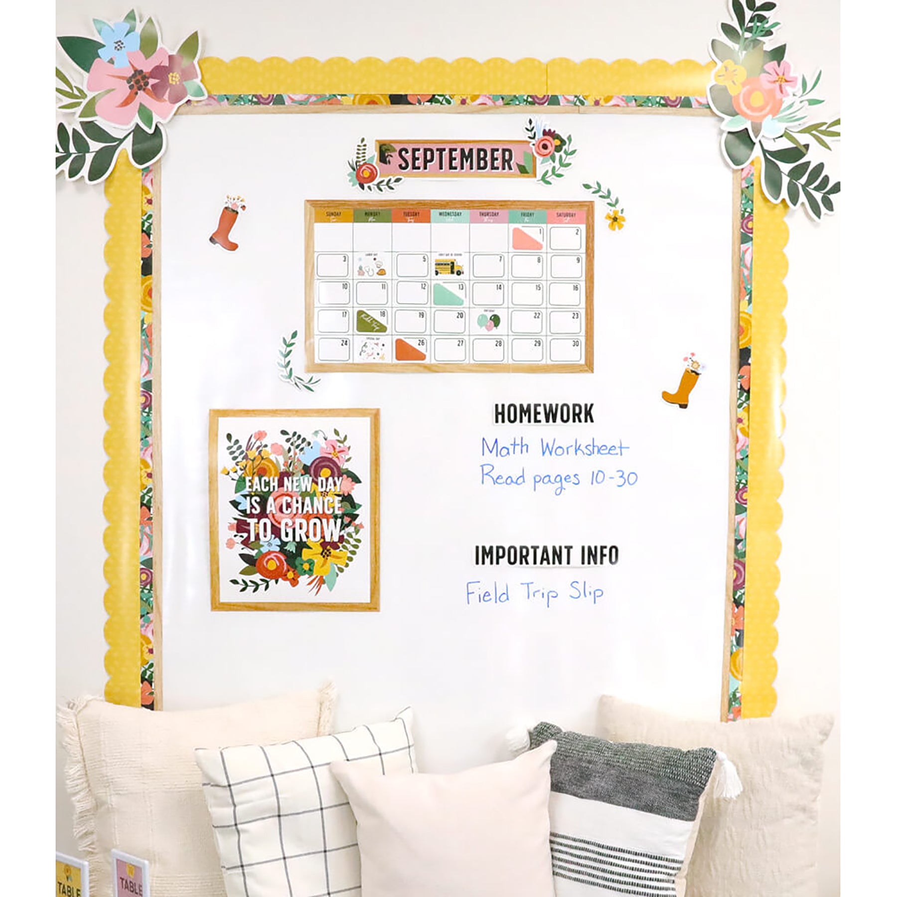 Grow Together Calendar Bulletin Board Set, 2 Sets