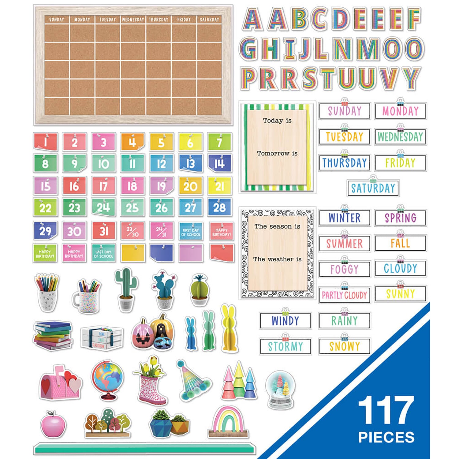 Creatively Inspired Calendar Bulletin Board Set, 2 Sets