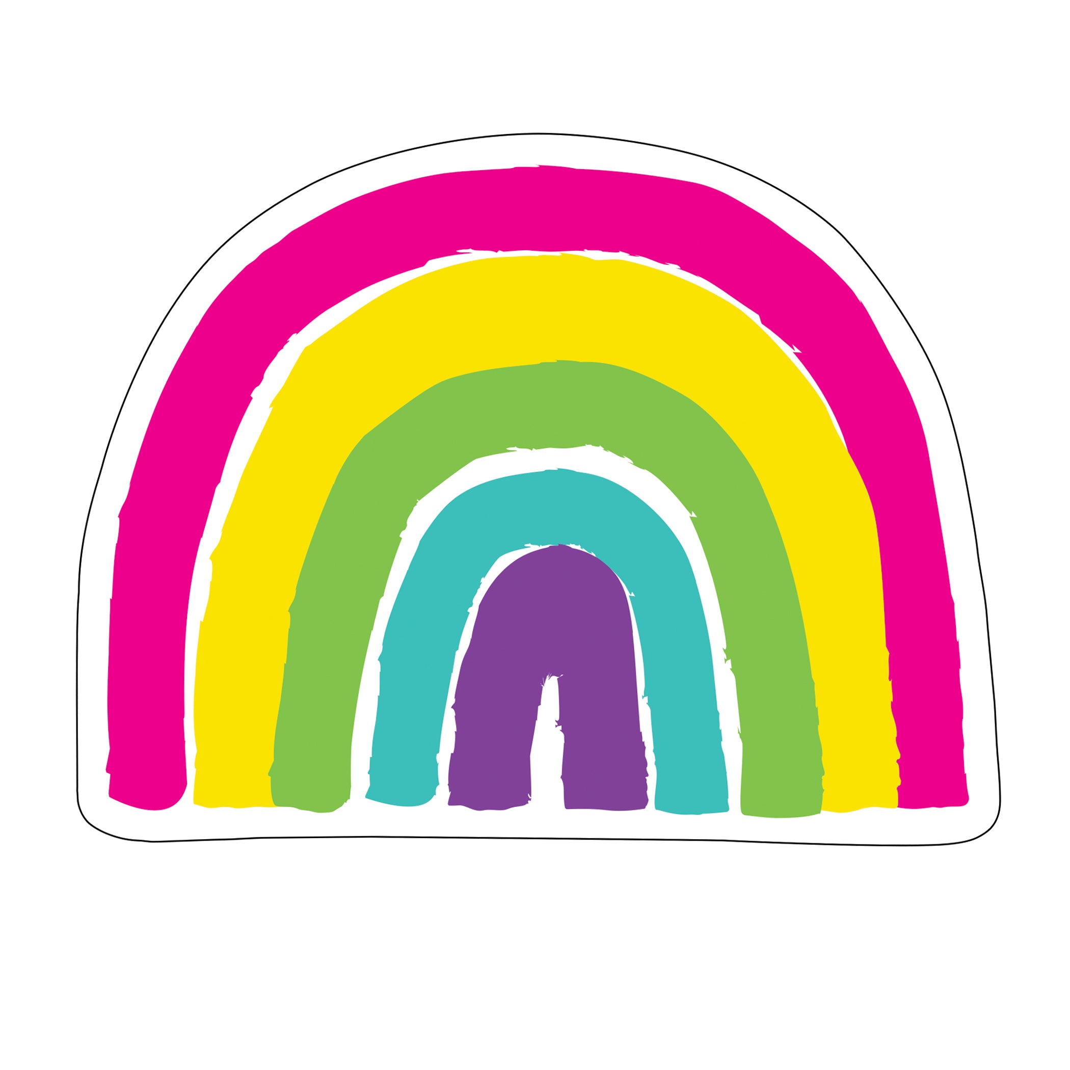 Kind Vibes Rainbow Cut-Outs, 36 Per Pack, 3 Packs