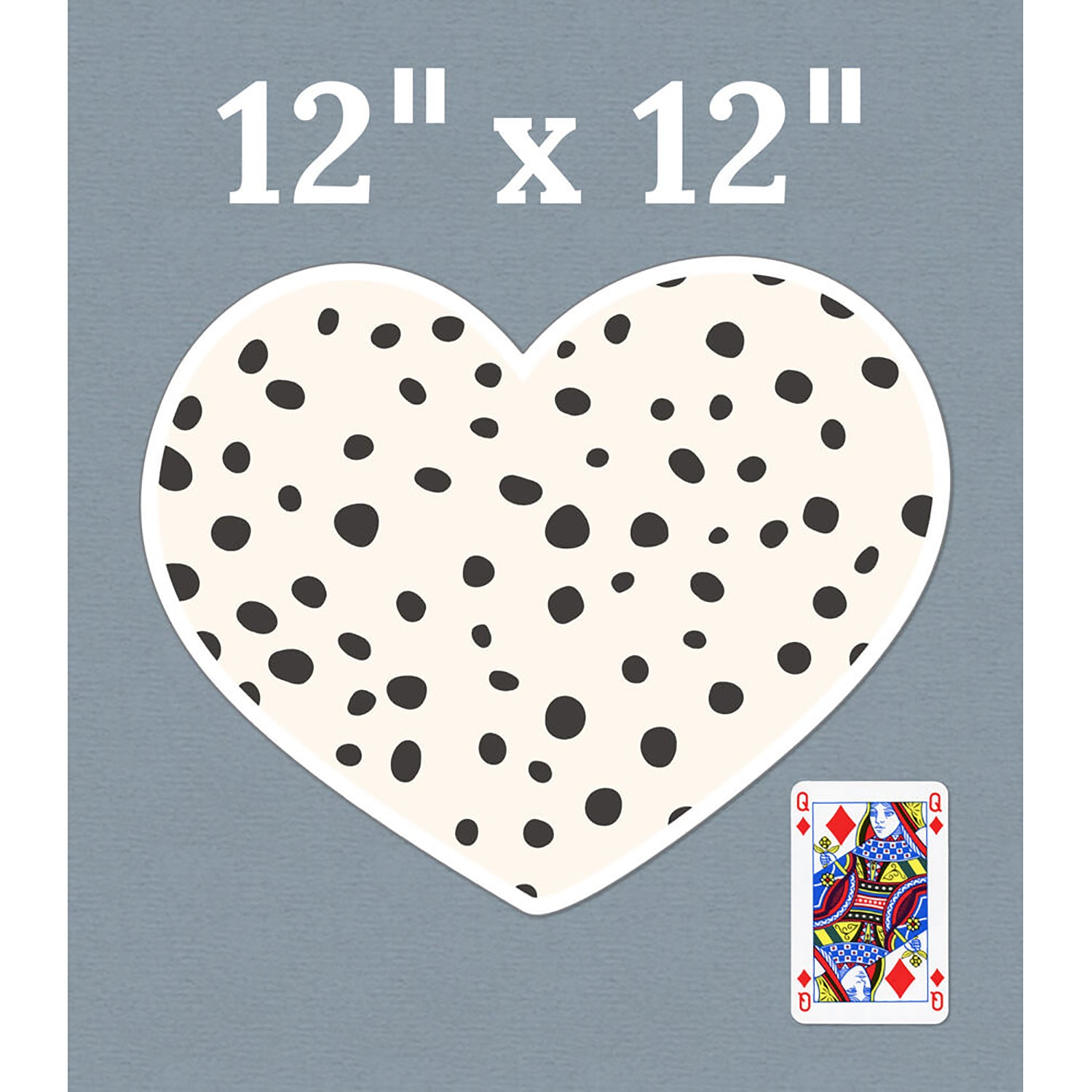 We Belong Jumbo Hearts & Dots Cut-Outs, 12 Per Pack, 3 Packs