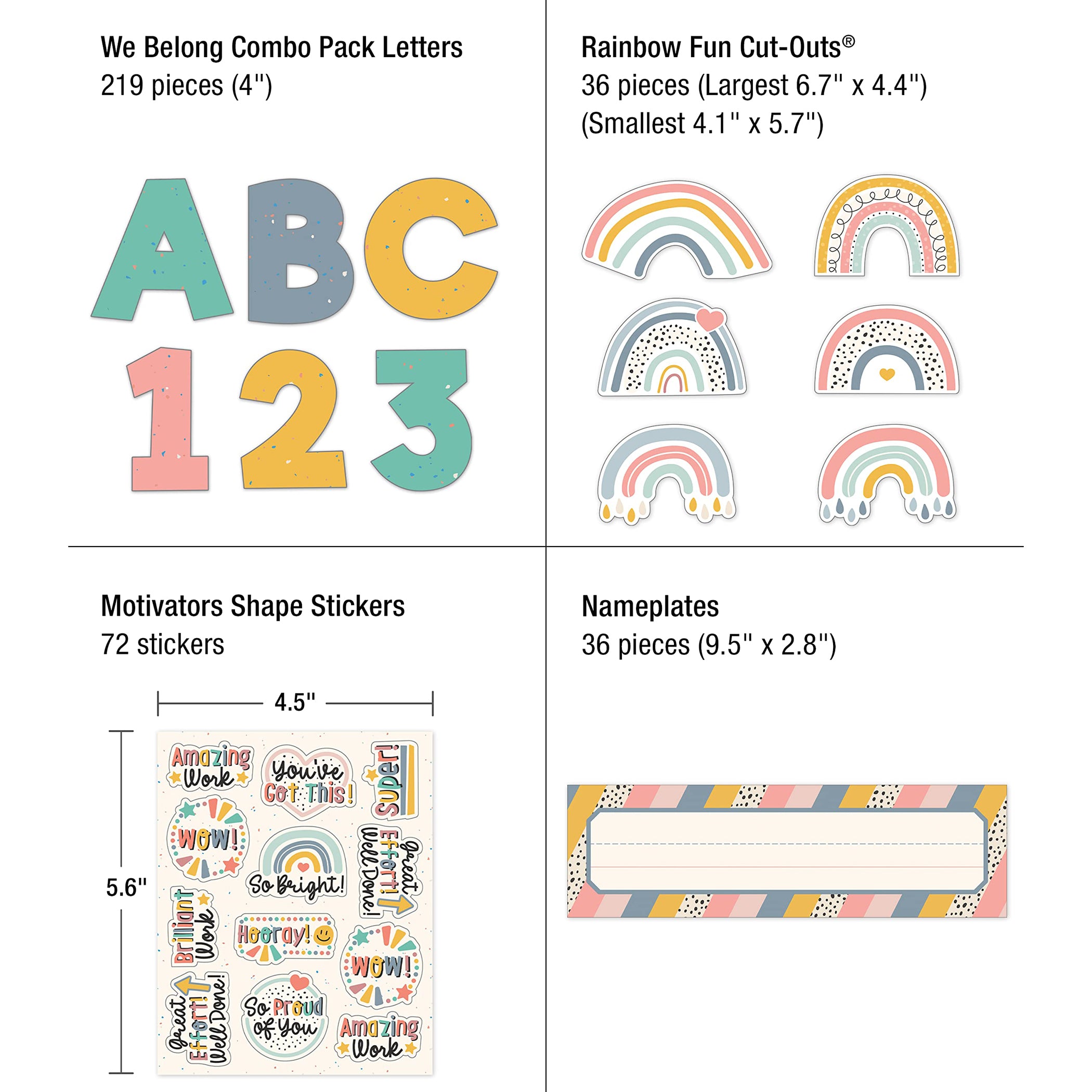 We Belong Classroom Decor Bundle