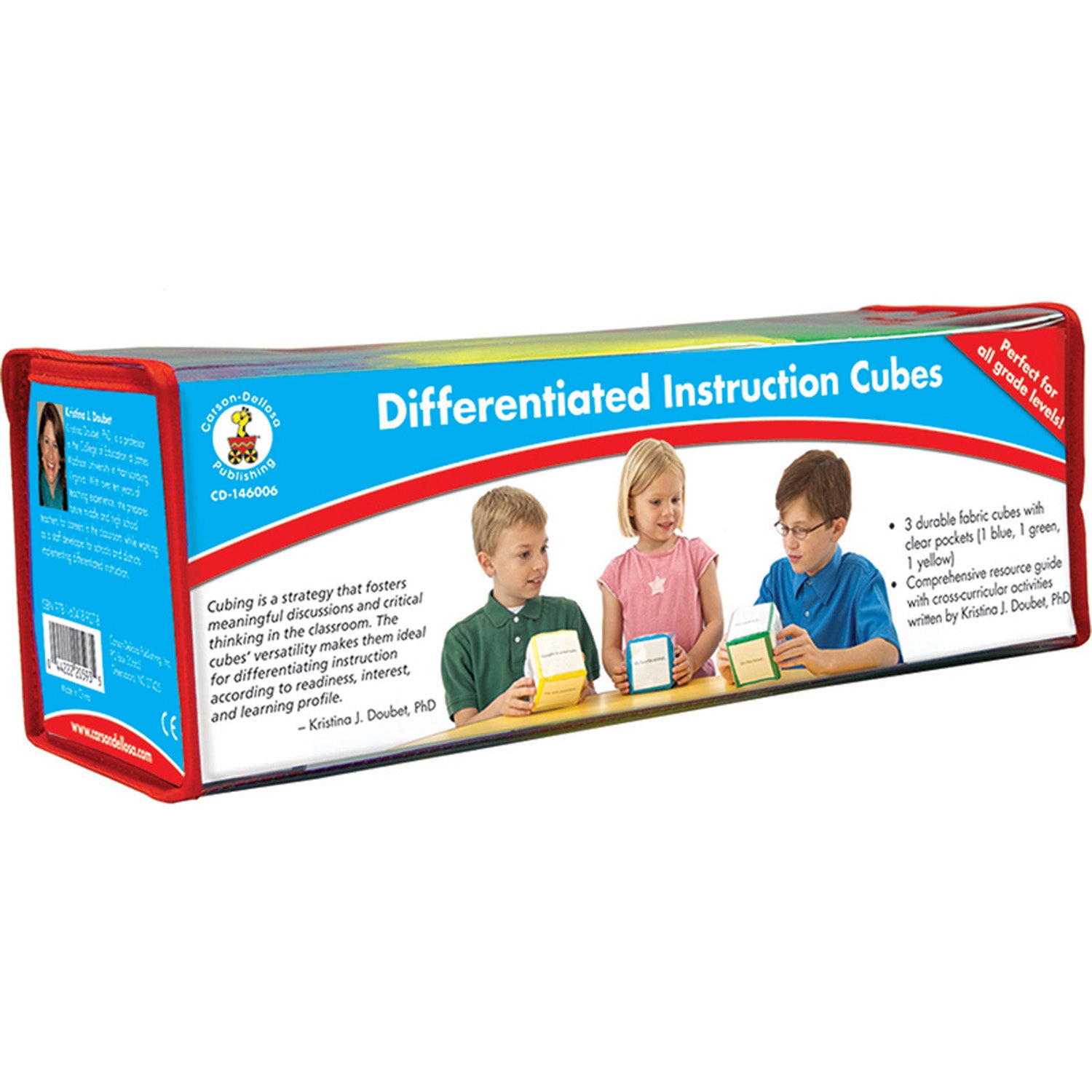 Differentiated Instruction Cubes Manipulative, Grade PK-5, Pack of 3