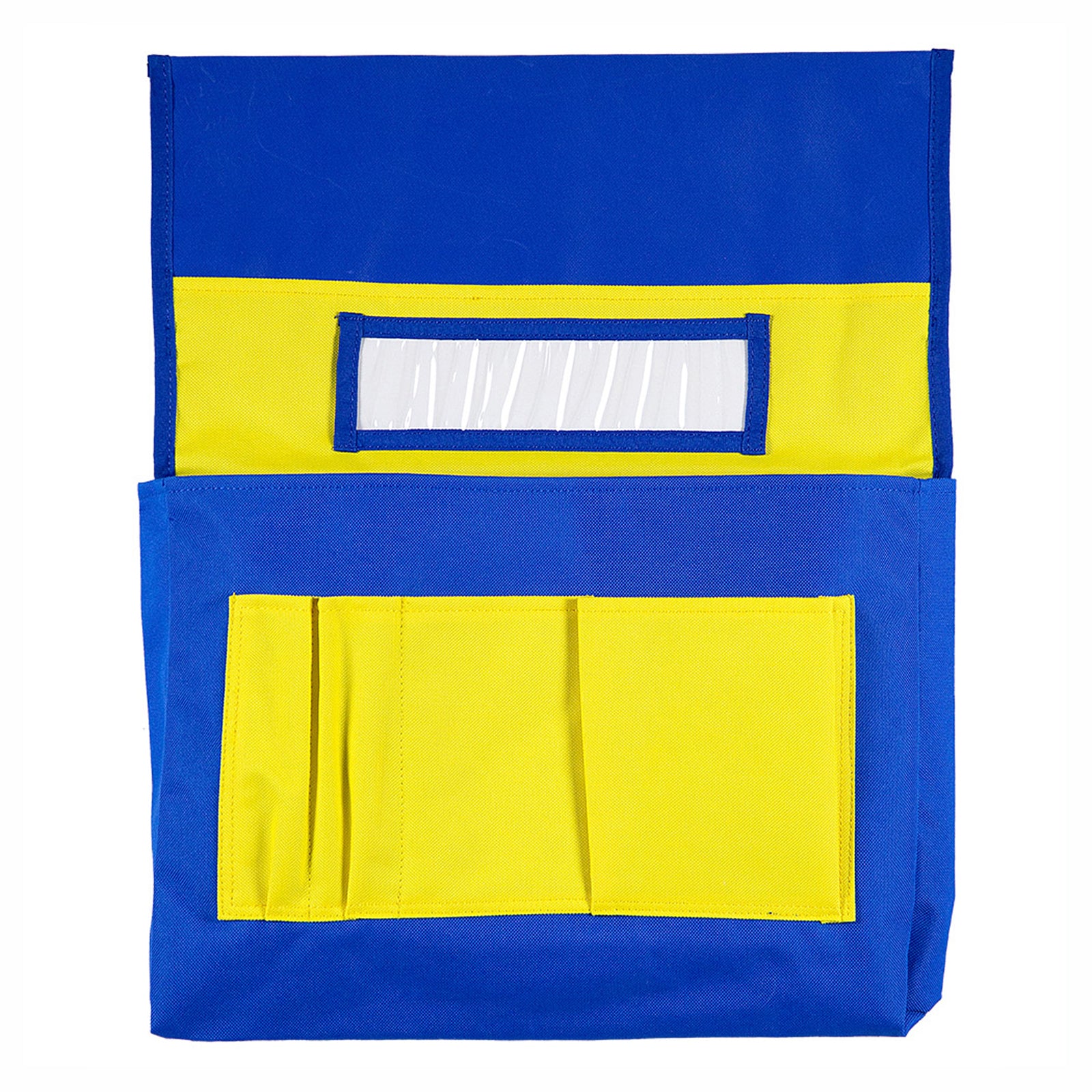 Chairback Buddy™ Pocket Chart, Blue/Yellow, Pack of 2