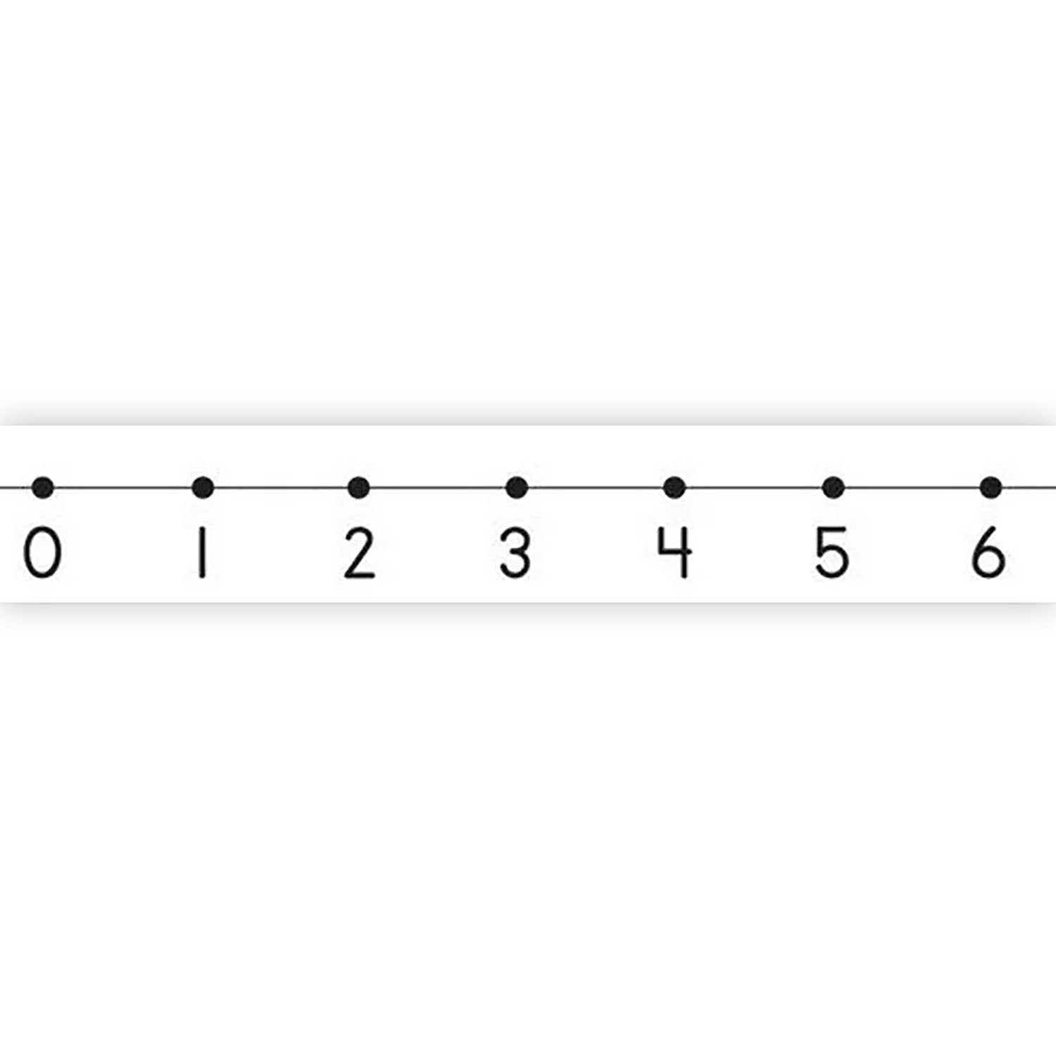 Traditional Desk Tape 0-20 Number Line, Grade PK-5, 36 Per Pack, 3 Packs