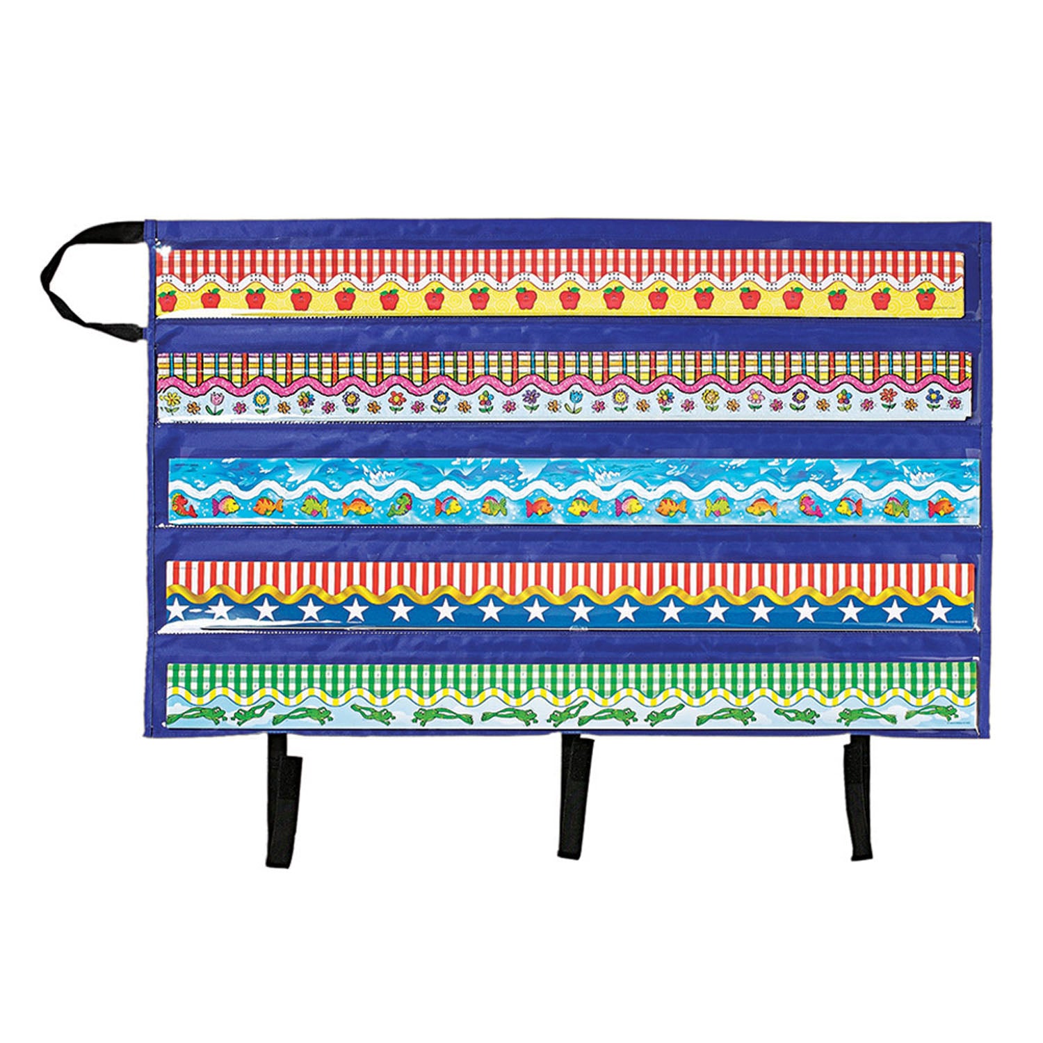 Border Pocket Chart Storage, 5 Pockets