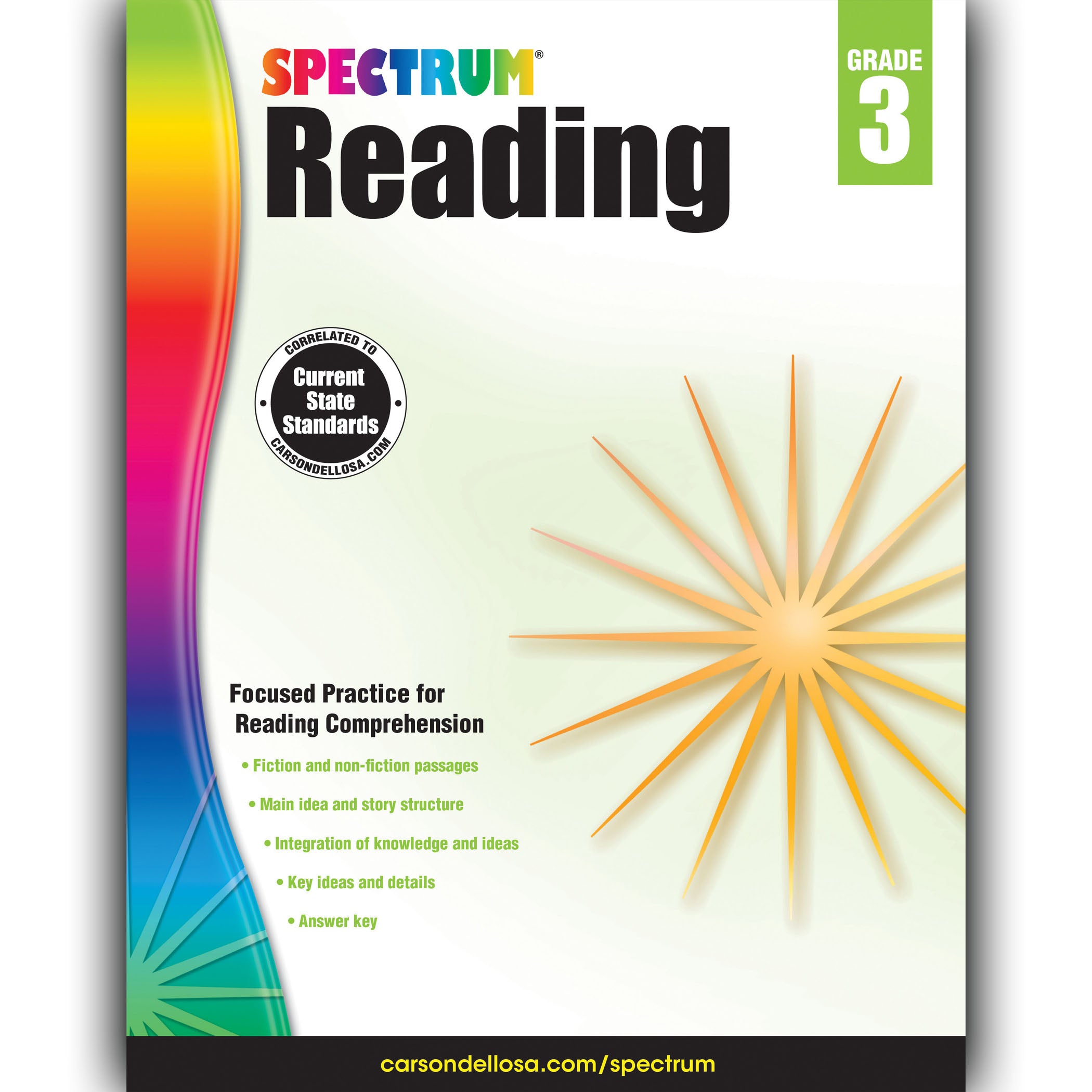 Reading Workbook, Grade 3, Paperback