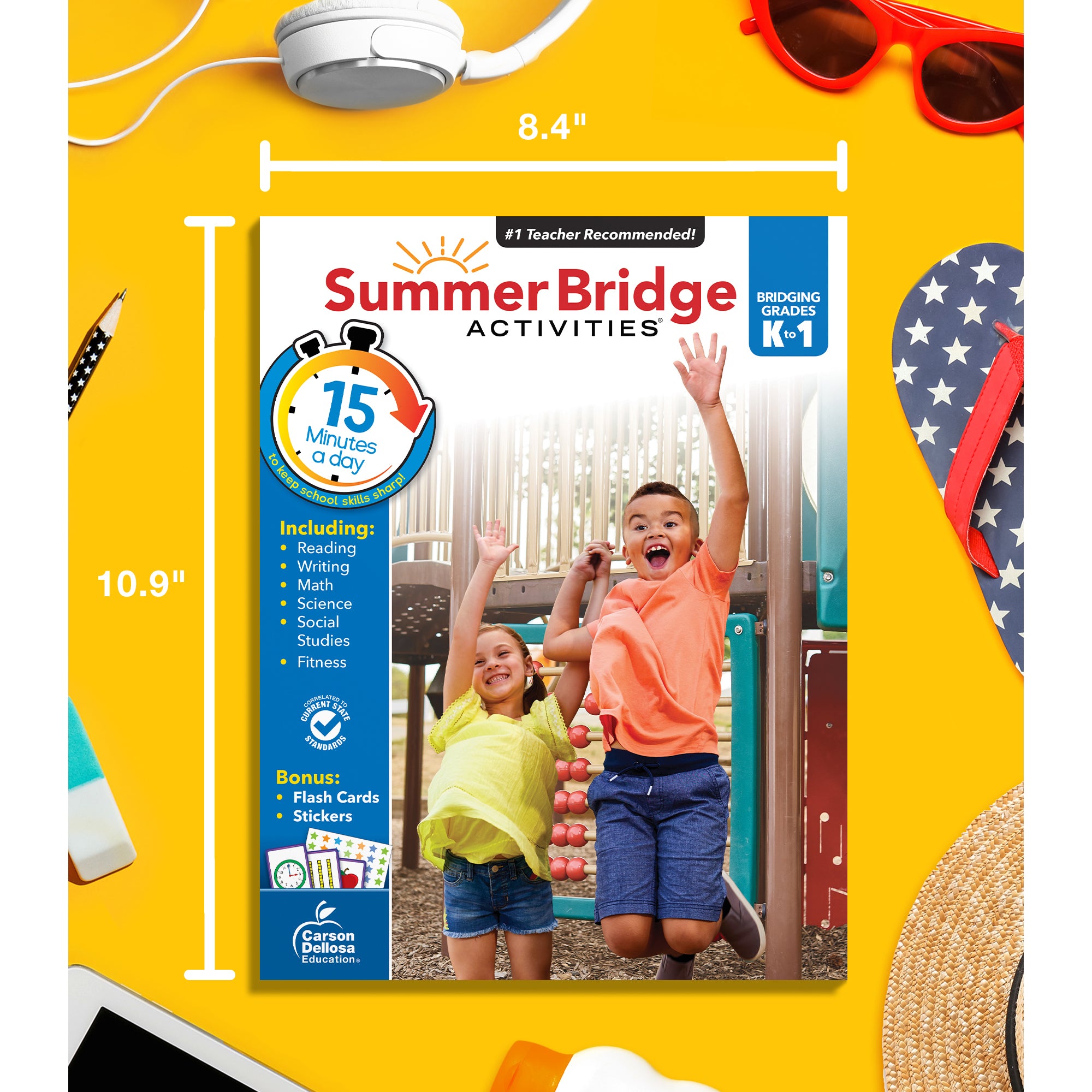 Summer Bridge Activities® Workbook, Grade K-1, Paperback