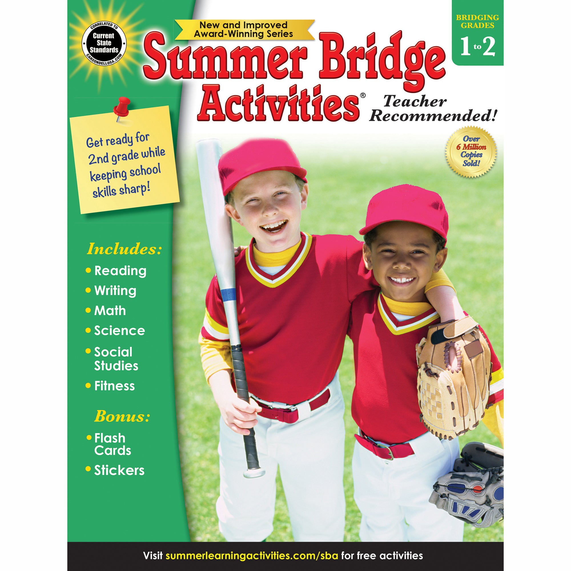 Summer Bridge Activities® Workbook, Grade 1-2, Paperback