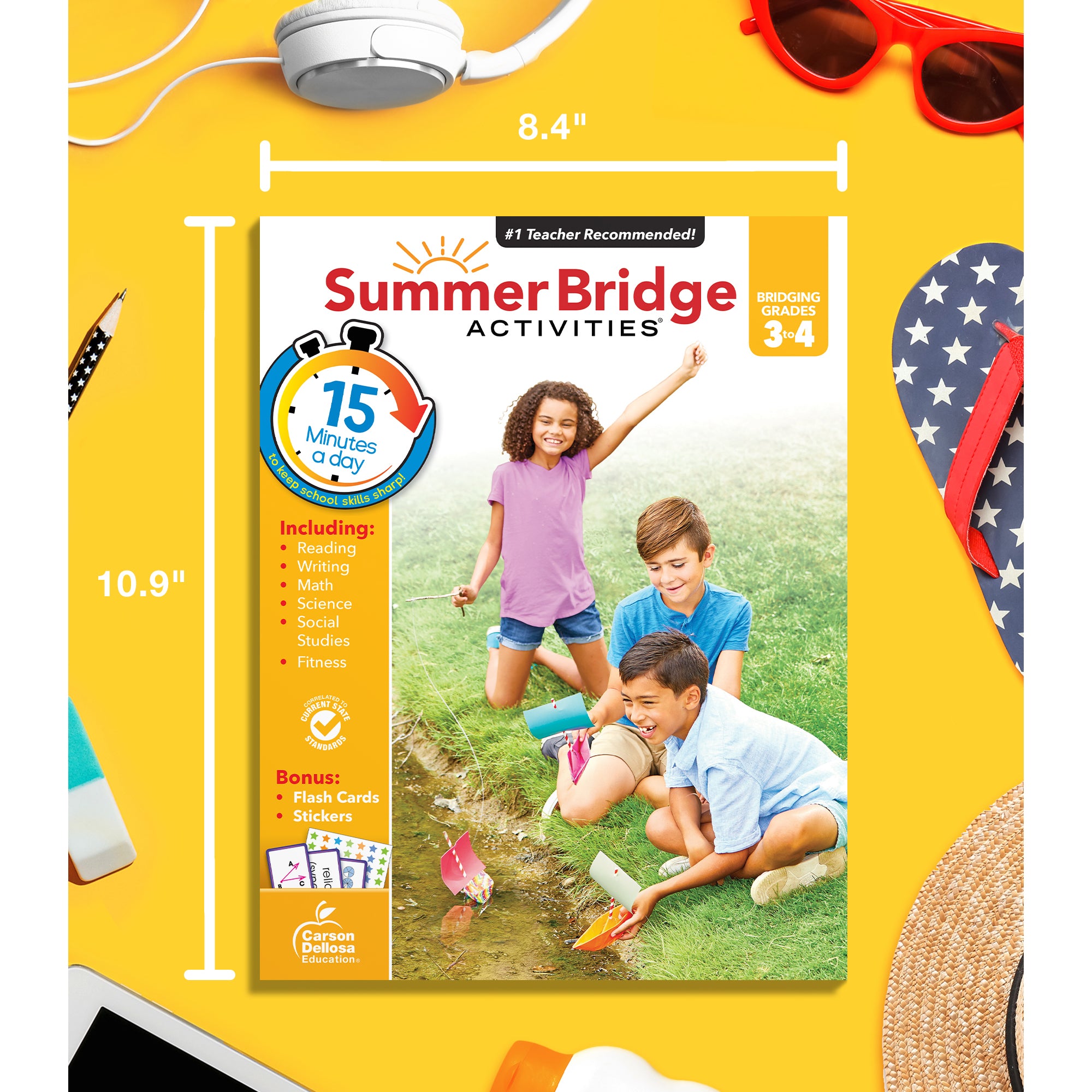 Summer Bridge Activities® Workbook, Grade 3-4, Paperback