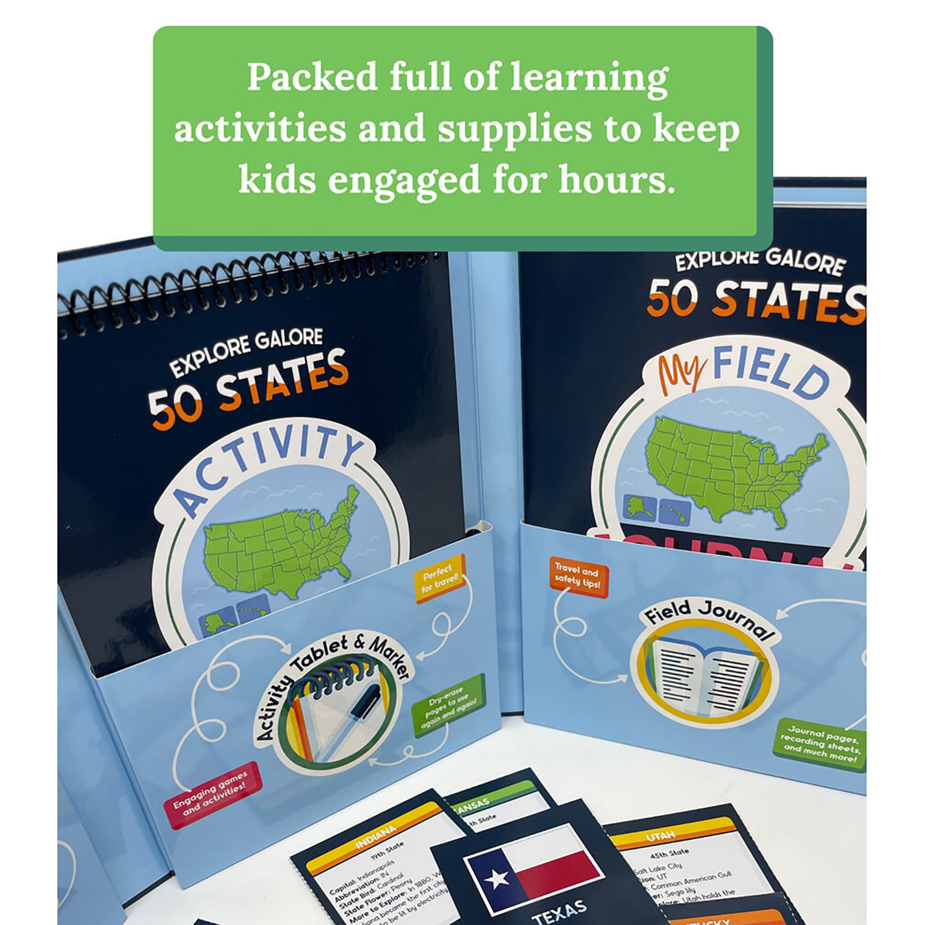 Explore Galore: 50 States Dry-Erase Activity Kit