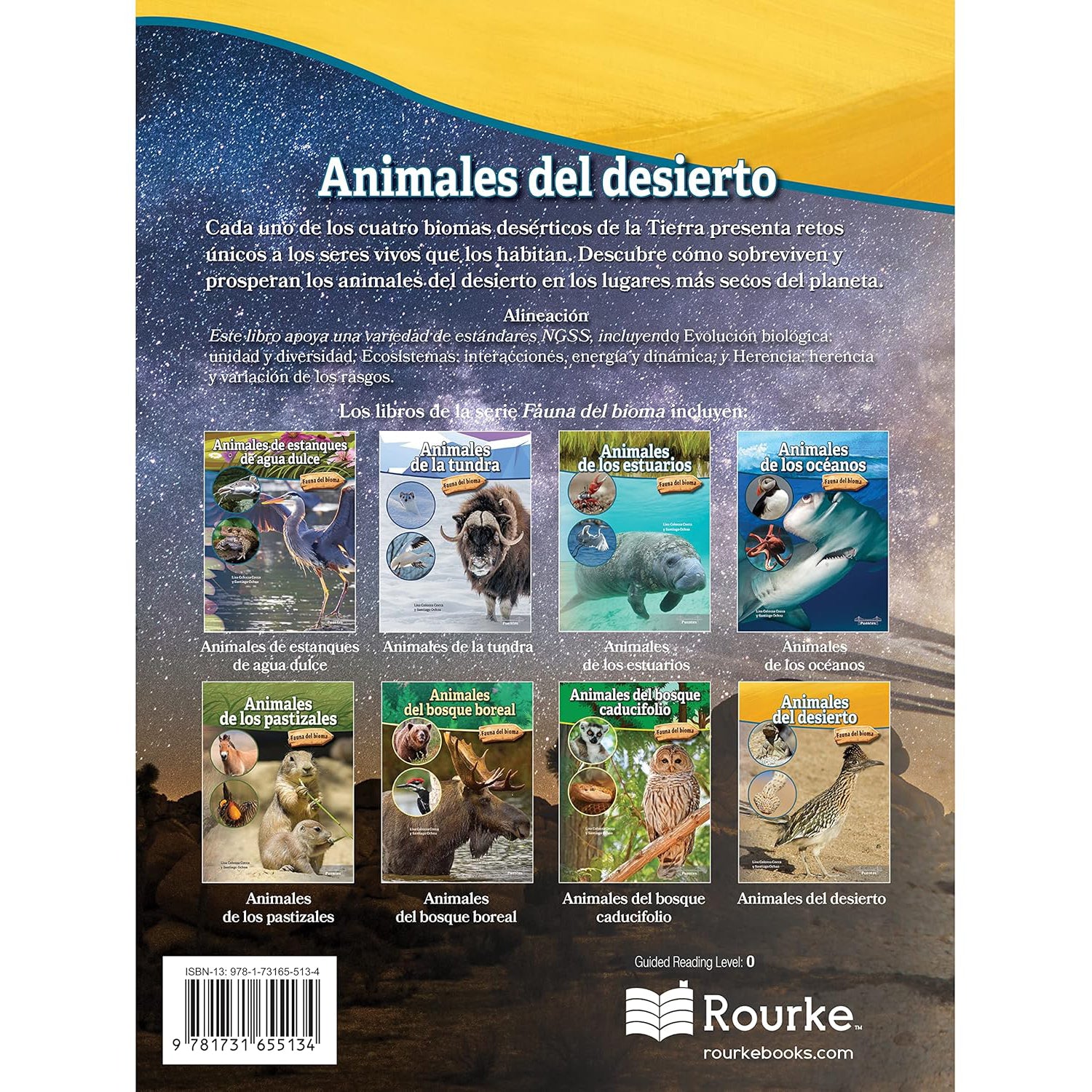 Animales del desierto Hardcover