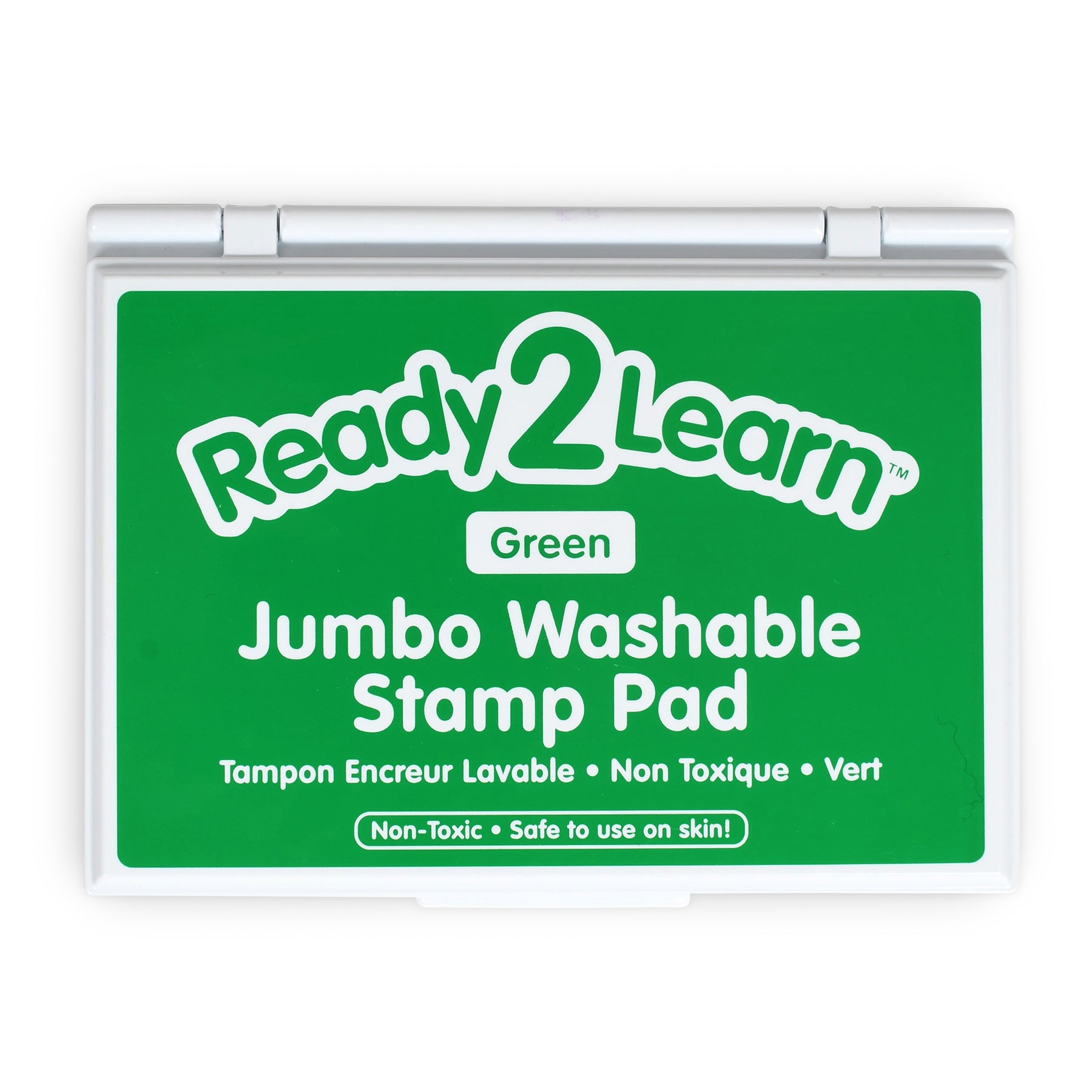 Jumbo Washable Stamp Pad - Green - 6.2"L x 4.1"W - Pack of 2