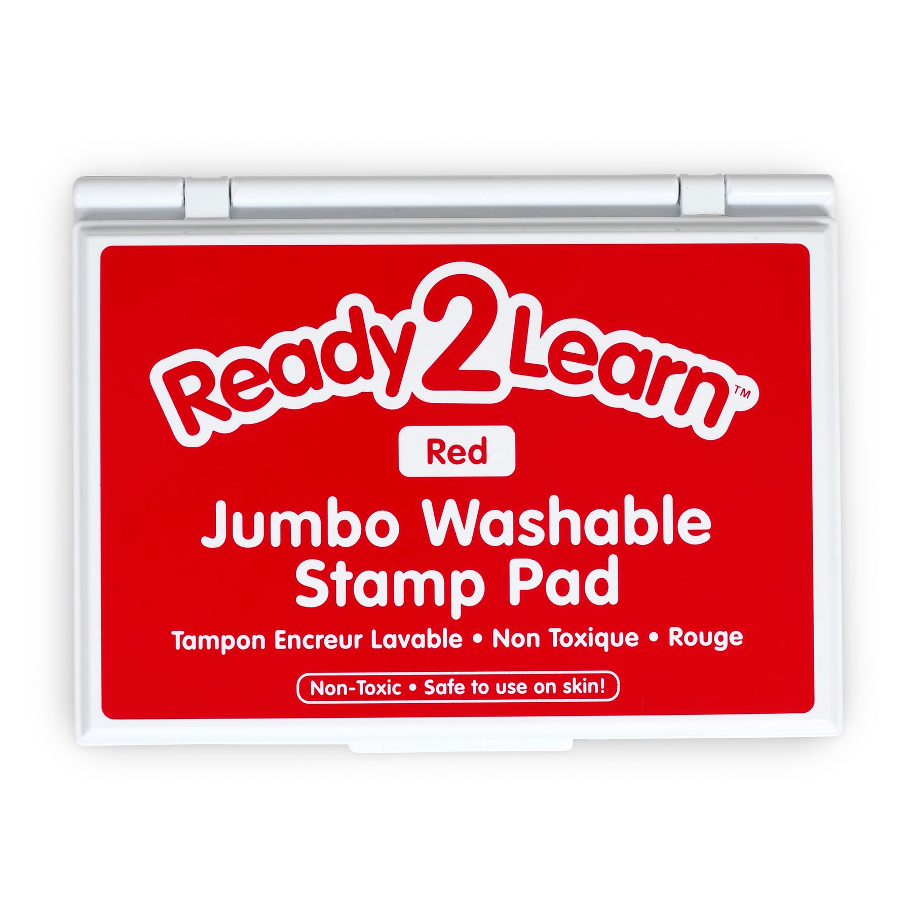 Jumbo Washable Stamp Pad - Red - 6.2"L x 4.1"W - Pack of 2