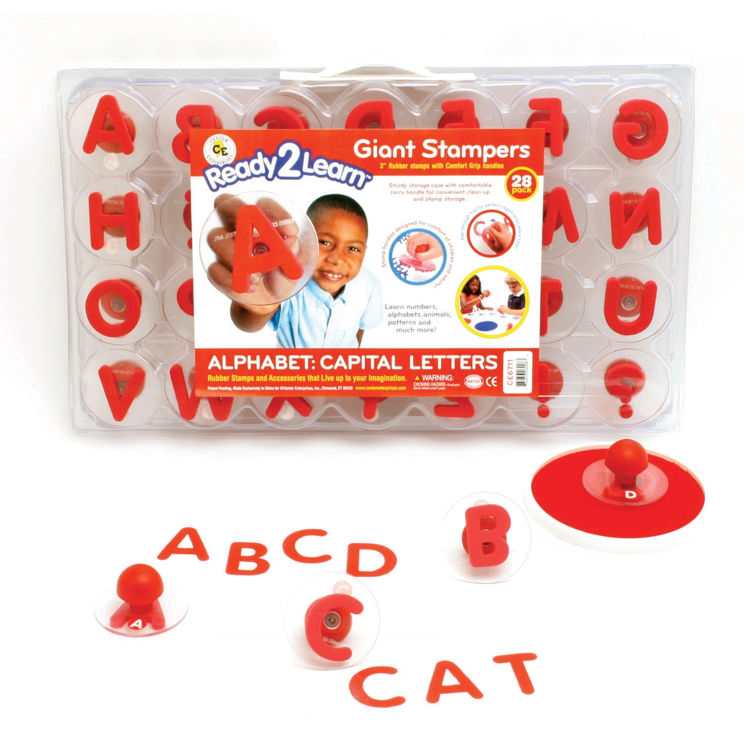 Giant Stampers - Alphabet - Uppercase & Lowercase - Set of 56