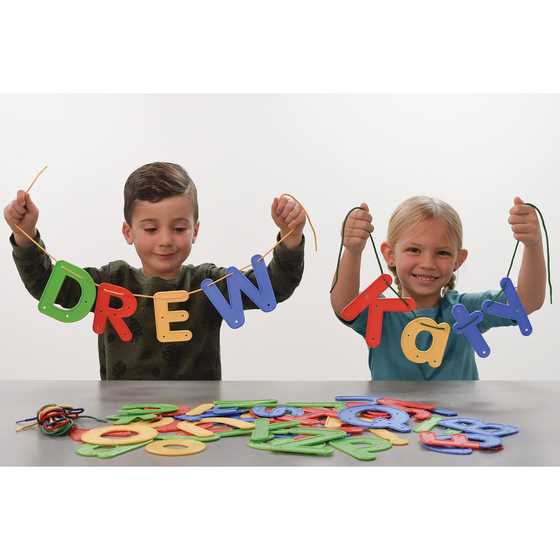 Lacing Alphabet - Uppercase and Lowercase - Set of 52