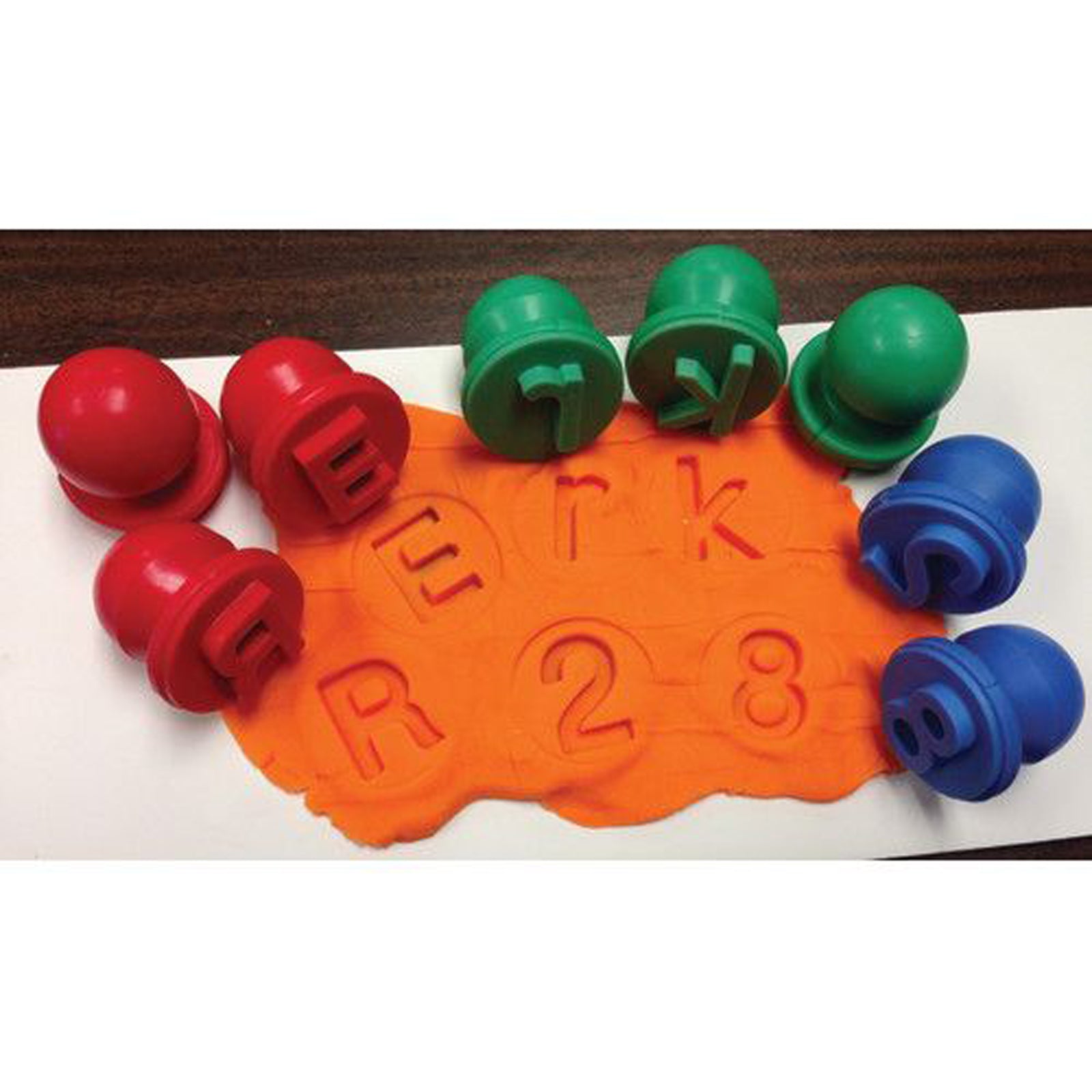 Easy Grip Dough and Paint Stampers - Lowercase Alphabet - Set of 27