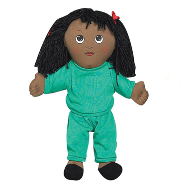 Sweat Suit Doll, African American Girl - A1 School Supplies