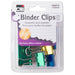 Assorted Binder Clips, 10 Per Pack, 12 Packs - A1 School Supplies