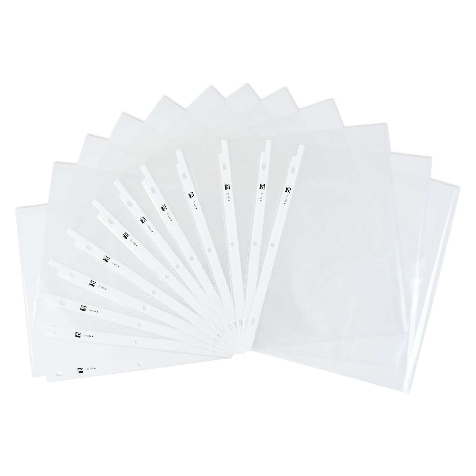 Sheet Protectors, Clear, Standard Weight, Letter Size, 100 Per Box, 2 Boxes - A1 School Supplies