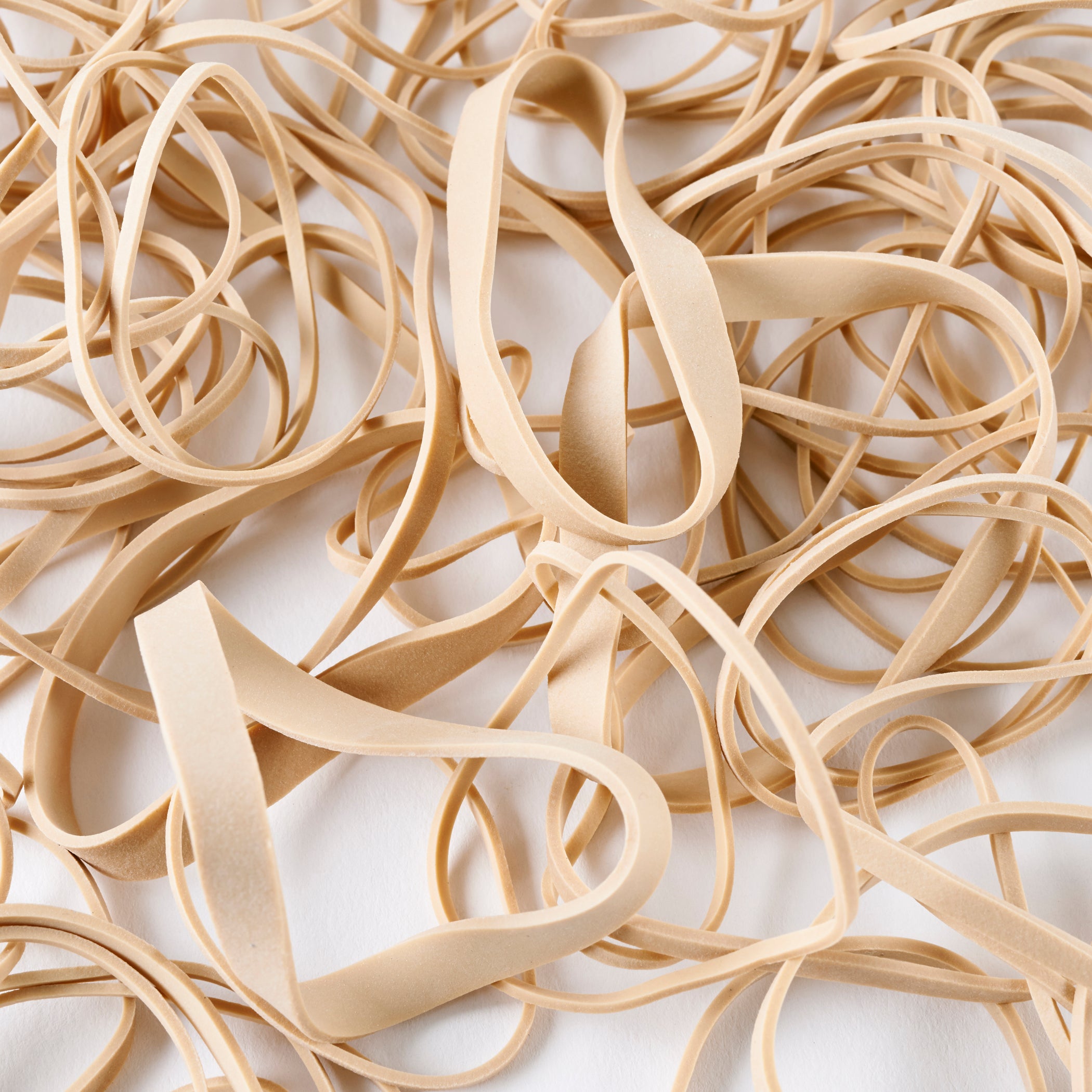 Rubber Bands, Natural Color, 1-3/8oz Bag, 12 Bags