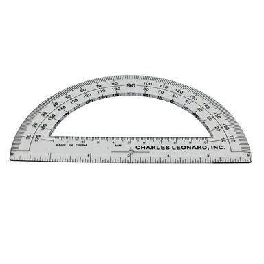 6 Inch Protractor, Plastic, Pack of 60 - A1 School Supplies