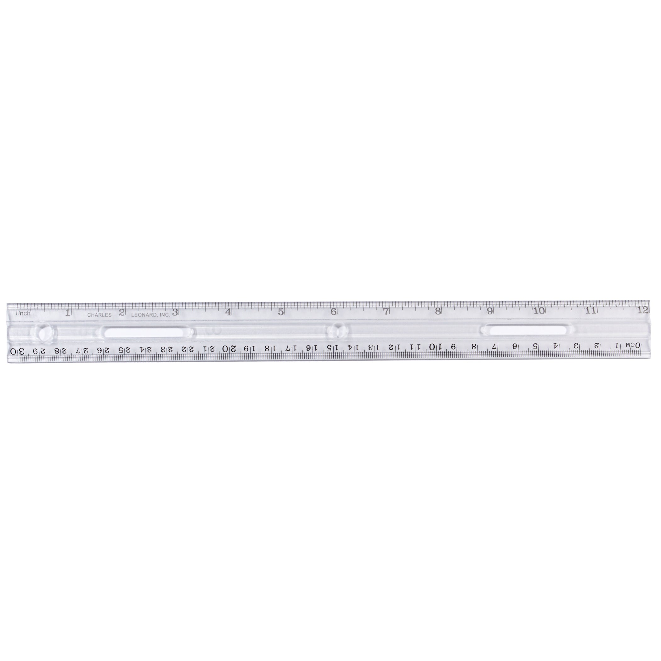 Clear Plastic Ruler, 12", Pack of 48