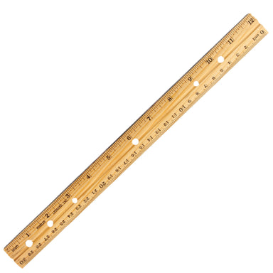 Economy Wood Ruler, Pack of 48 - A1 School Supplies