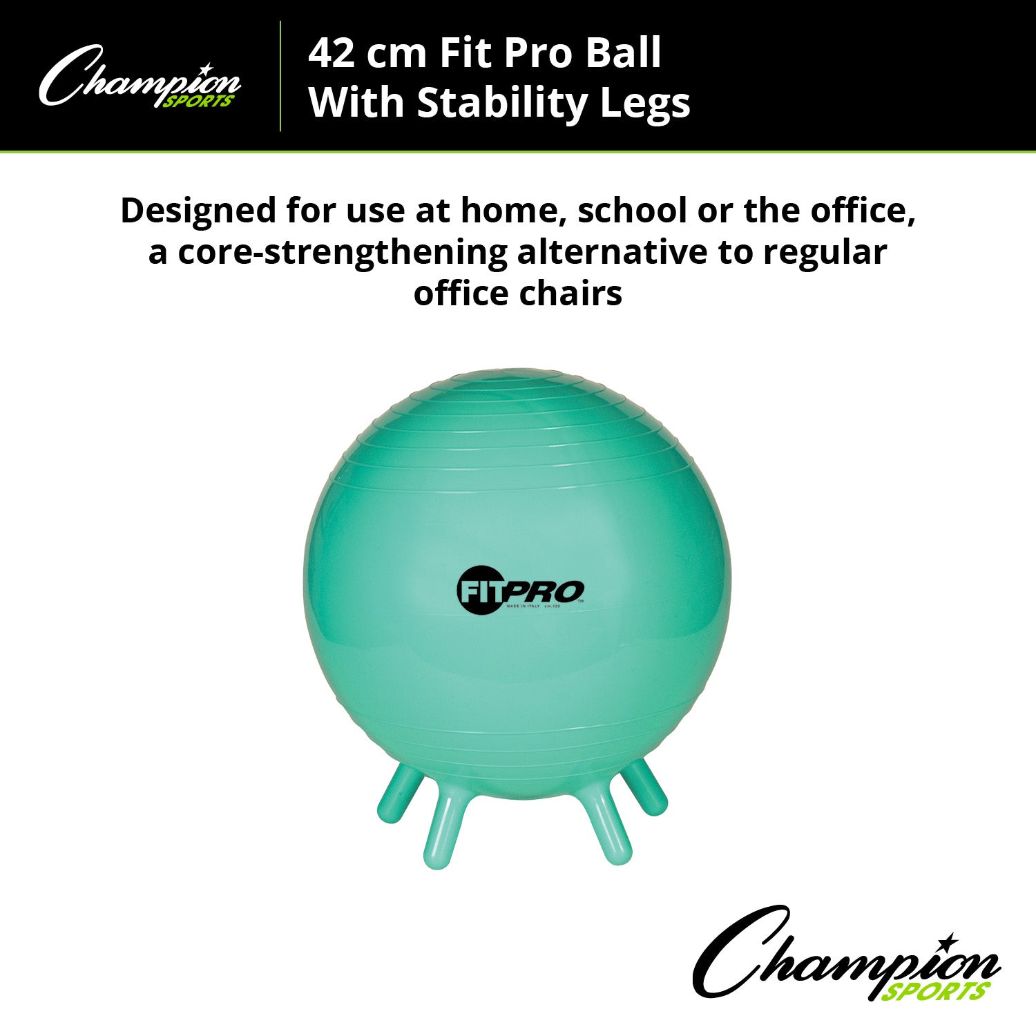 FitPro Ball with Stability Legs, 42cm