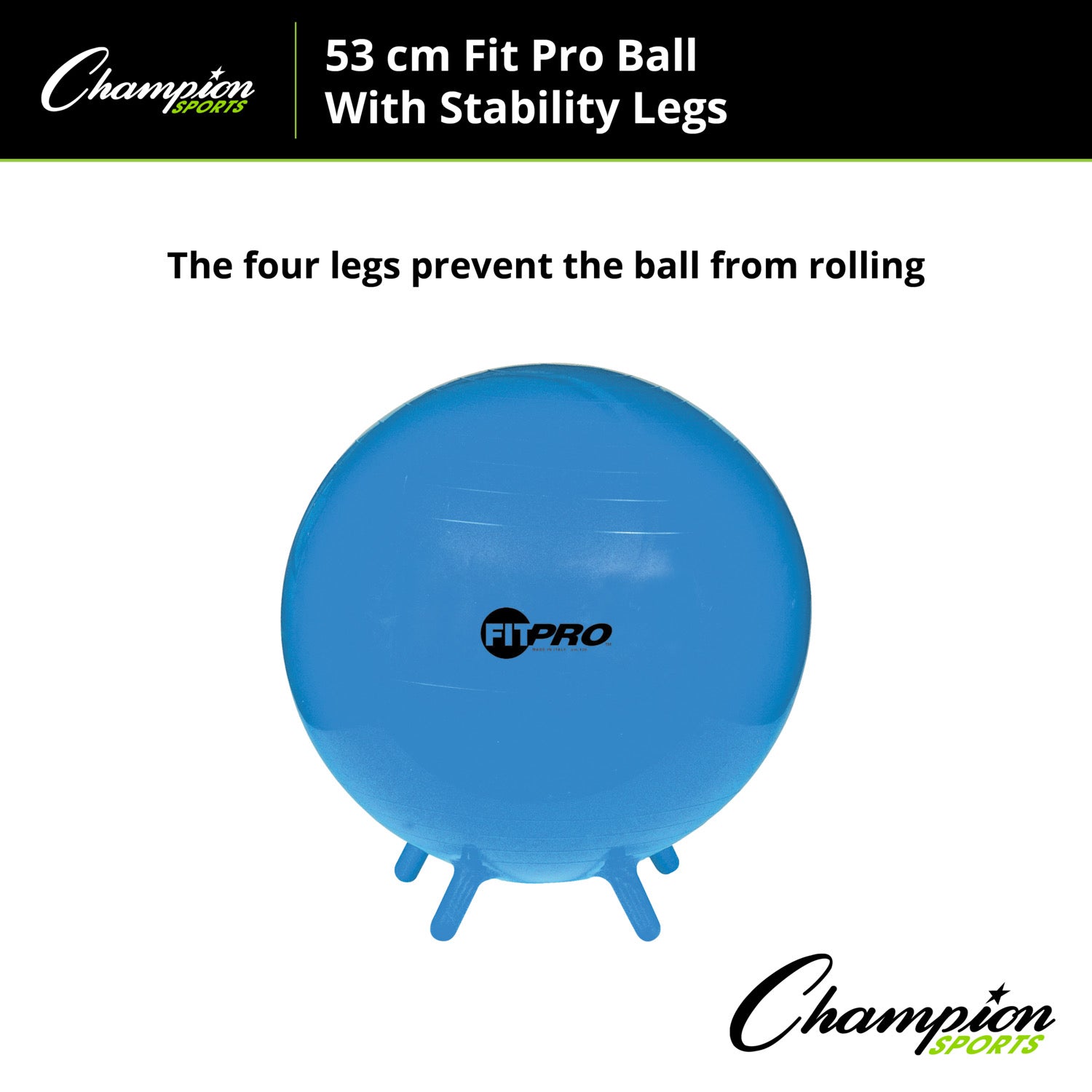 FitPro Ball with Stability Legs, 55cm