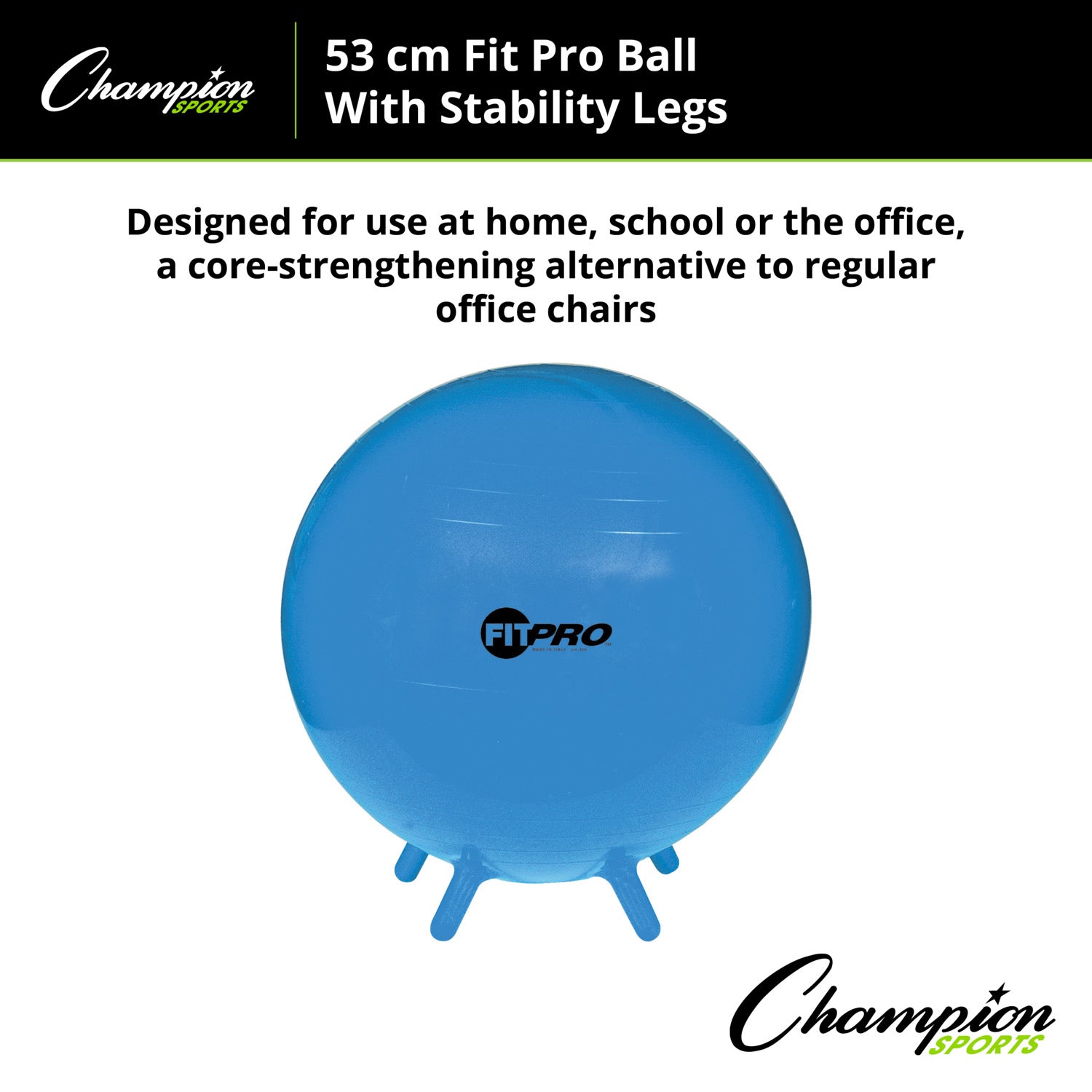 FitPro Ball with Stability Legs, 55cm